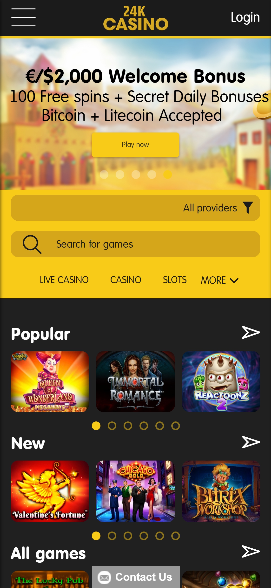 24KCasino Mobile Review