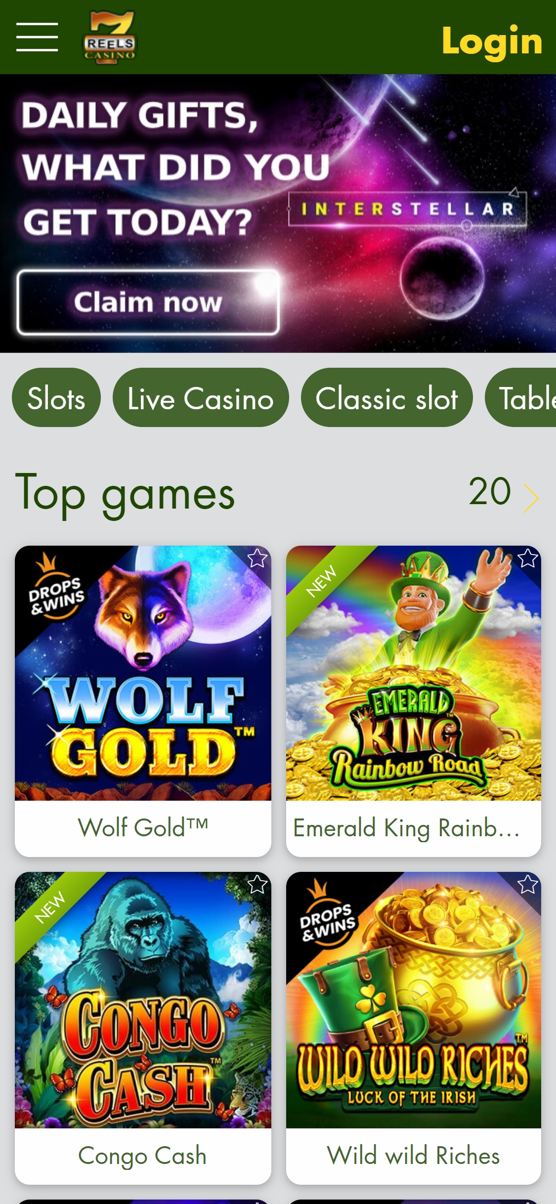 7Reels Casino Mobile Review