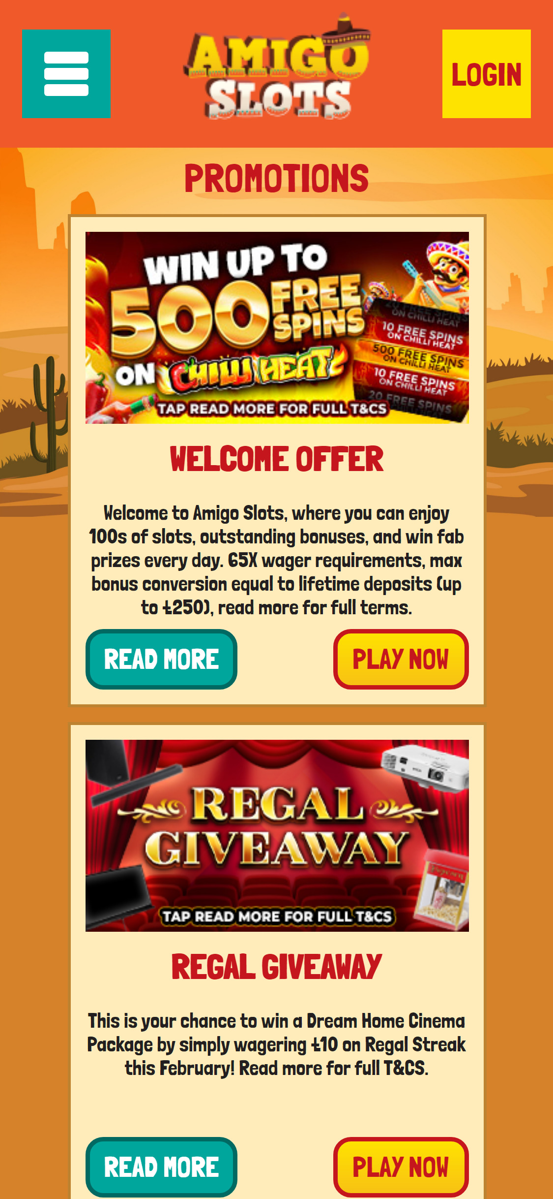 Amigo Slots Casino Mobile No Deposit Bonus Review