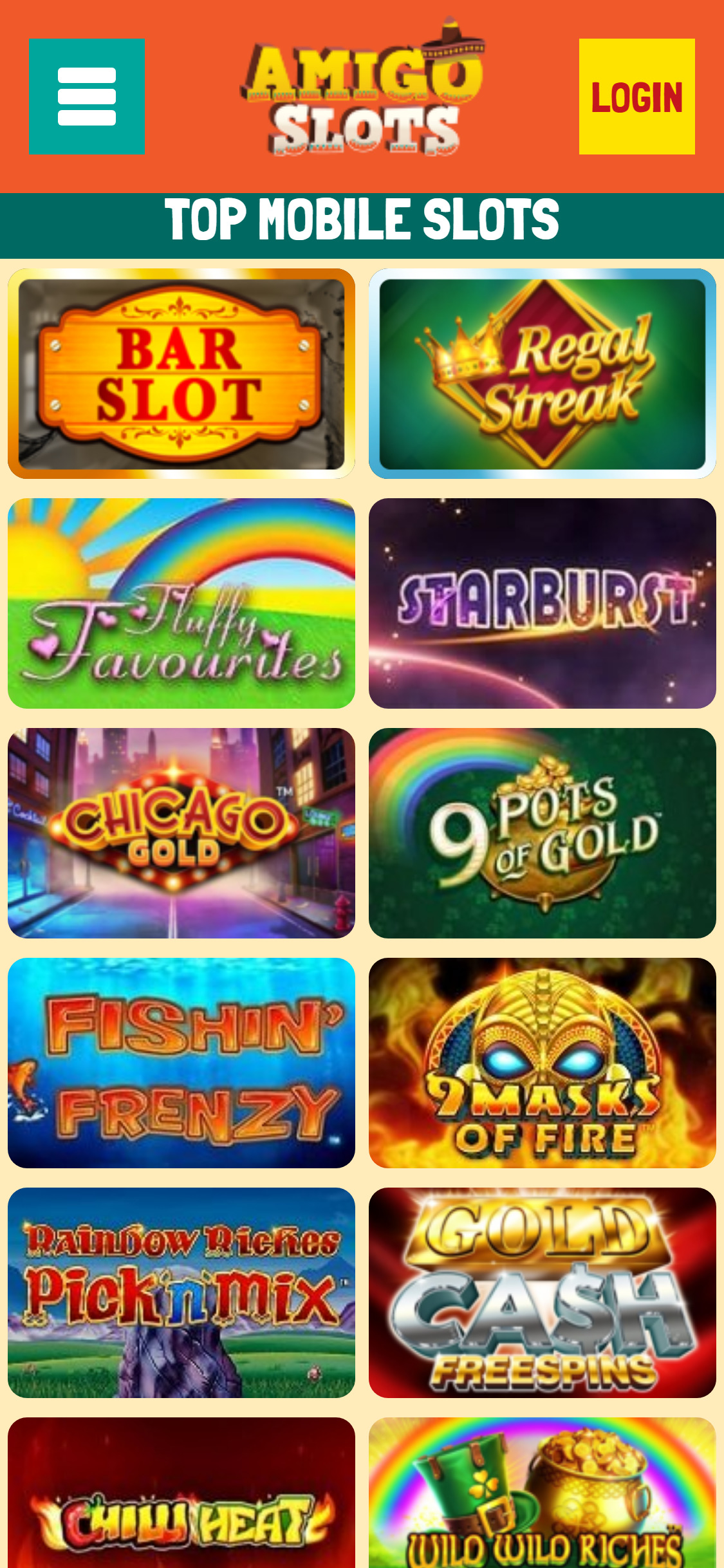 Amigo Slots Casino Mobile Games Review