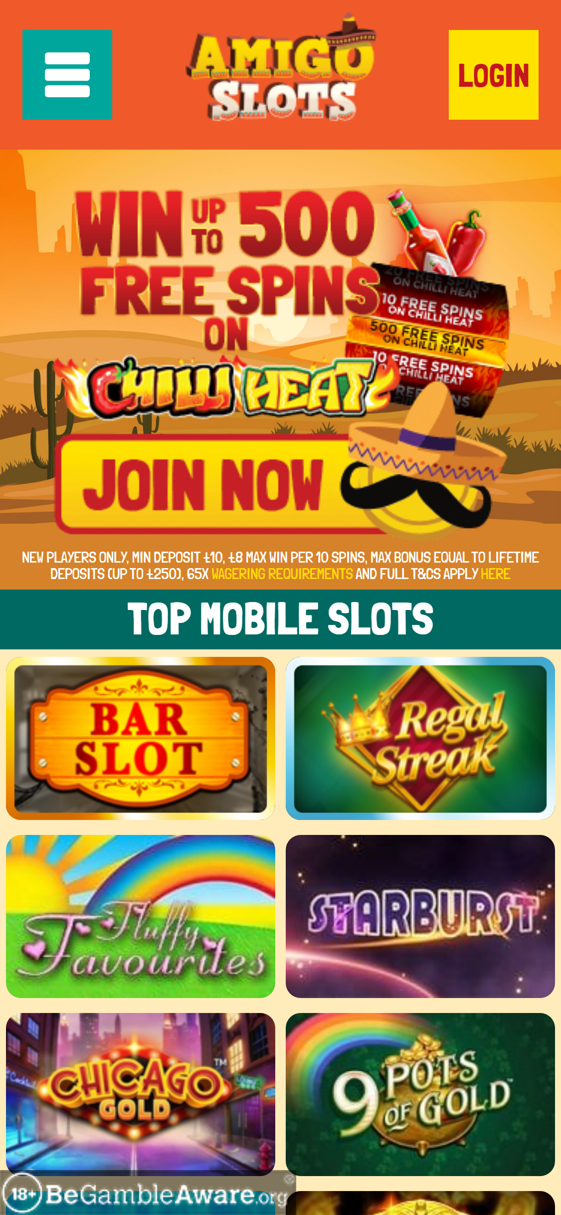 Amigo Slots Casino Mobile Review