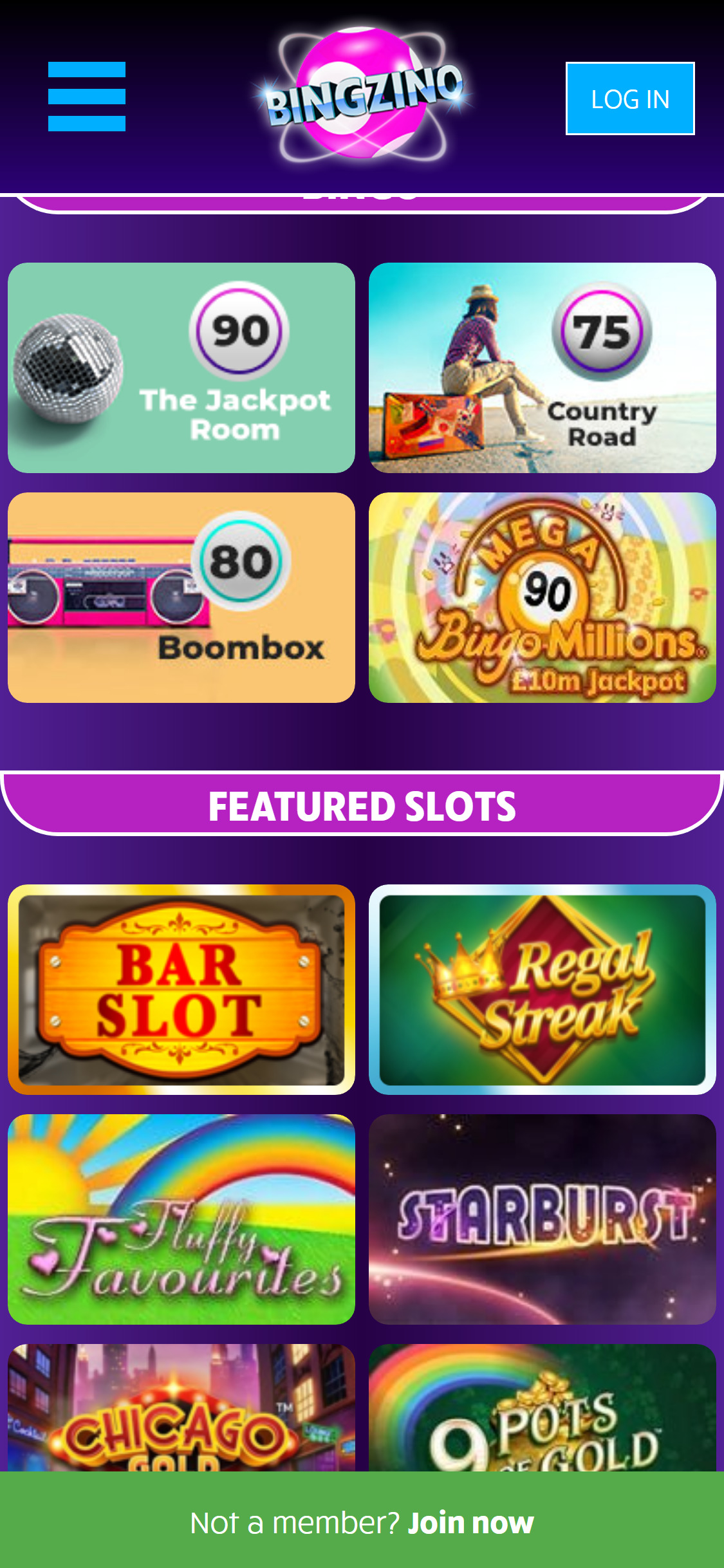 Bingzino Casino Mobile Games Review