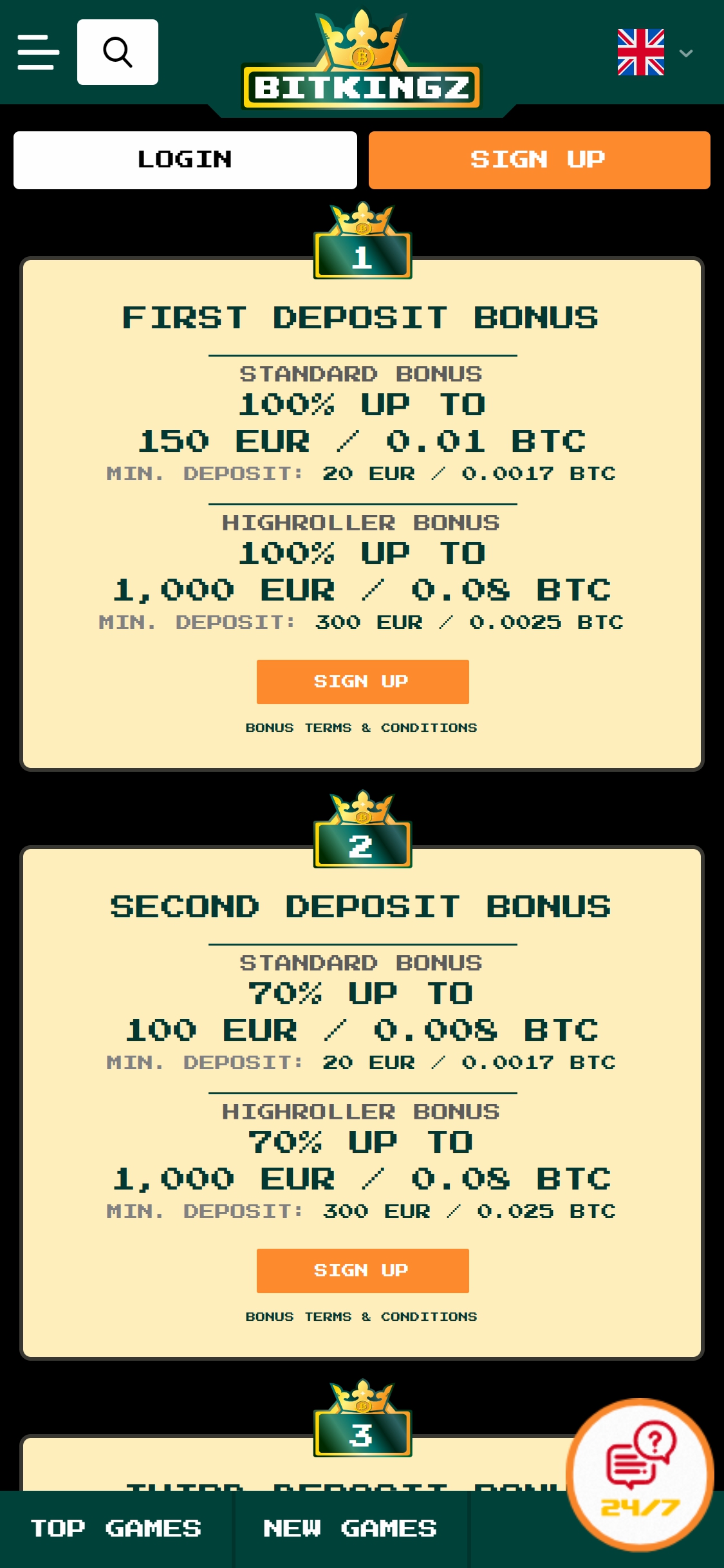 Bitkingz Casino Mobile No Deposit Bonus Review