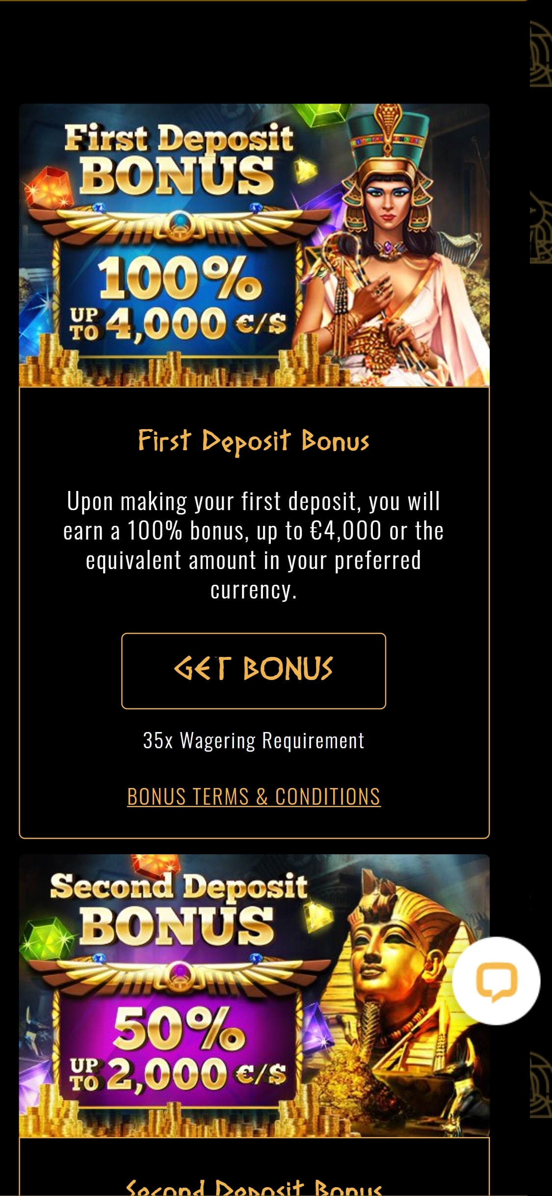 Cleopatra Casino Mobile No Deposit Bonus Review