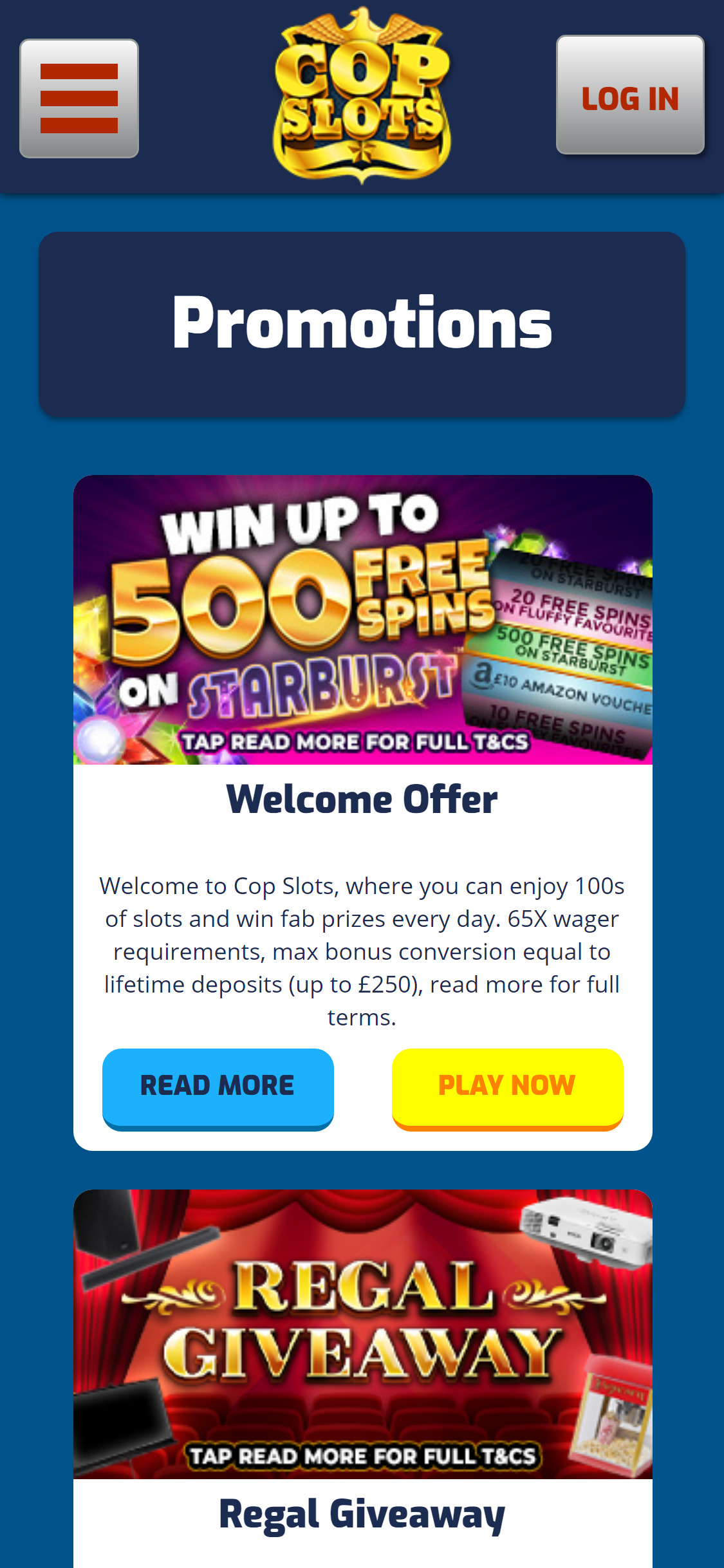 Cop Slots Casino Mobile No Deposit Bonus Review