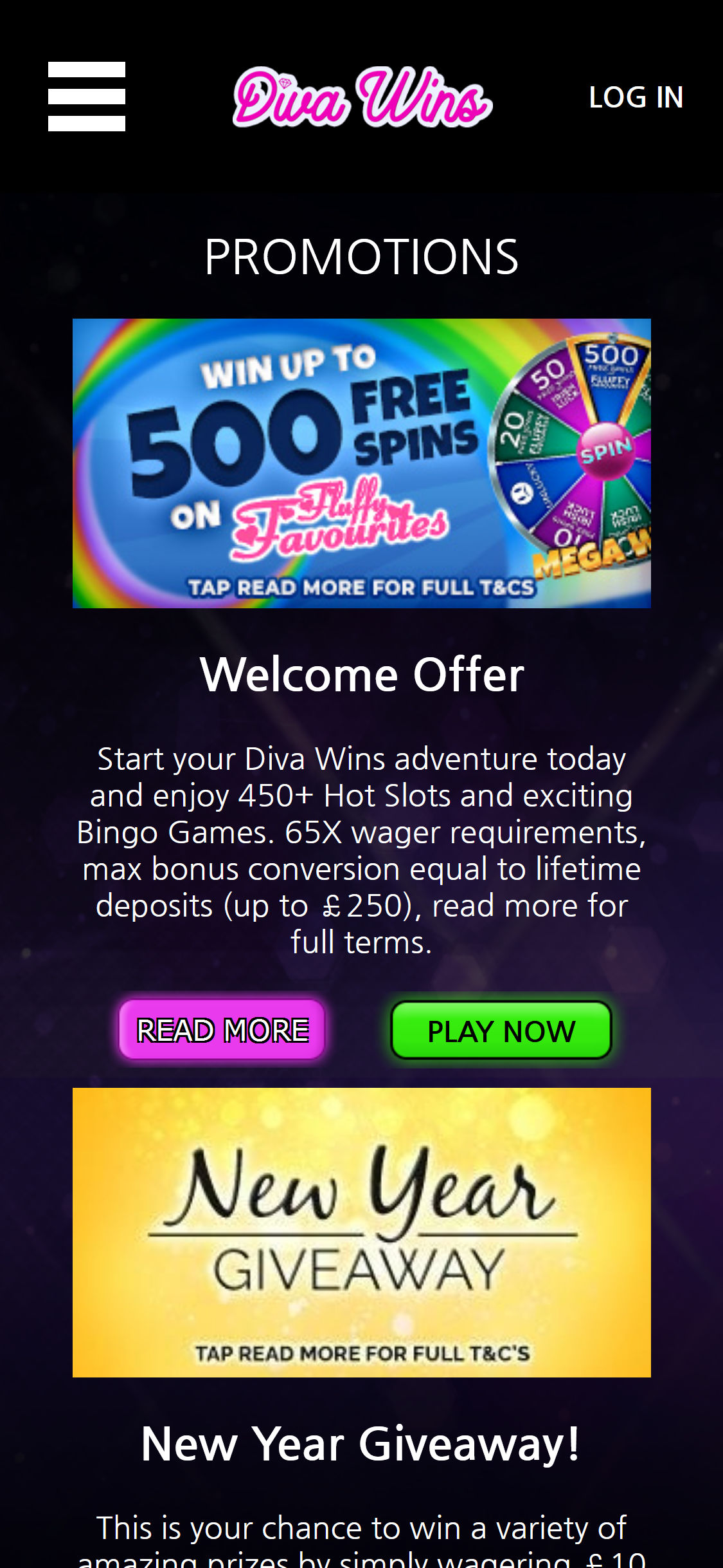Diva Wins Casino Mobile No Deposit Bonus Review