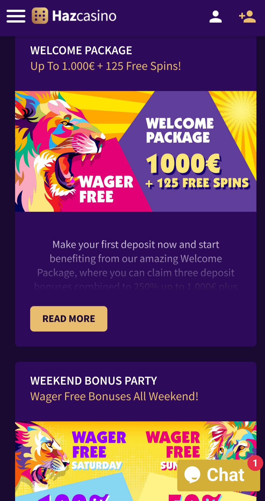Haz Casino Mobile No Deposit Bonus Review