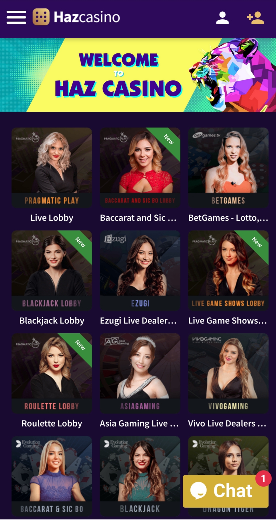 Haz Casino Mobile Live Dealer Games Review