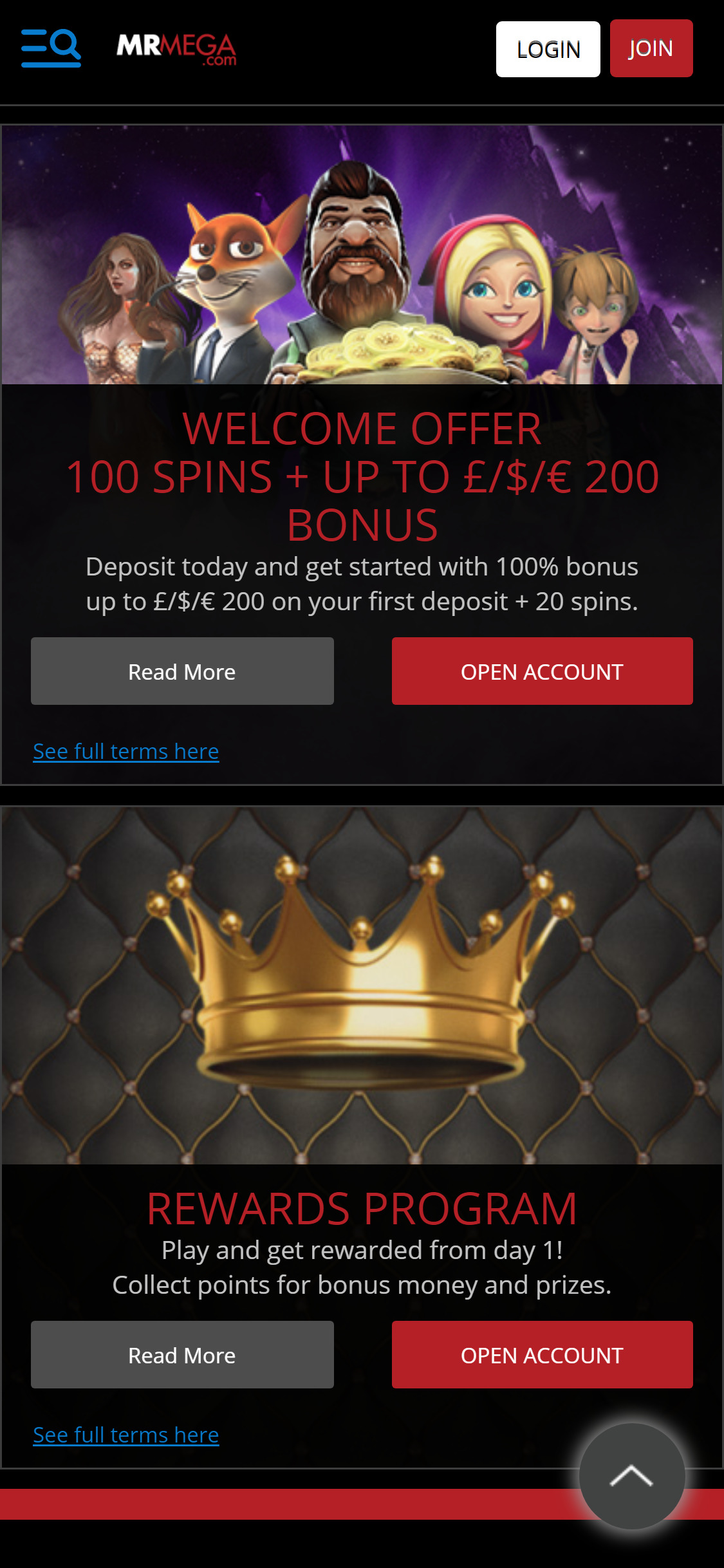 MrMega Casino Mobile No Deposit Bonus Review