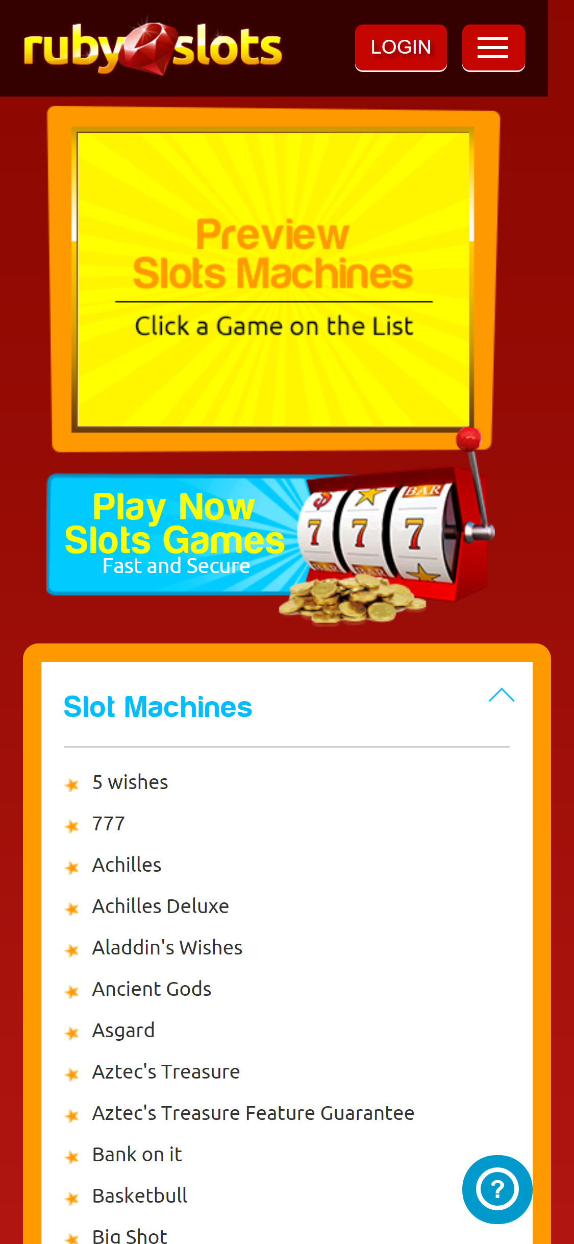 Ruby Slots Casino Mobile Games Review