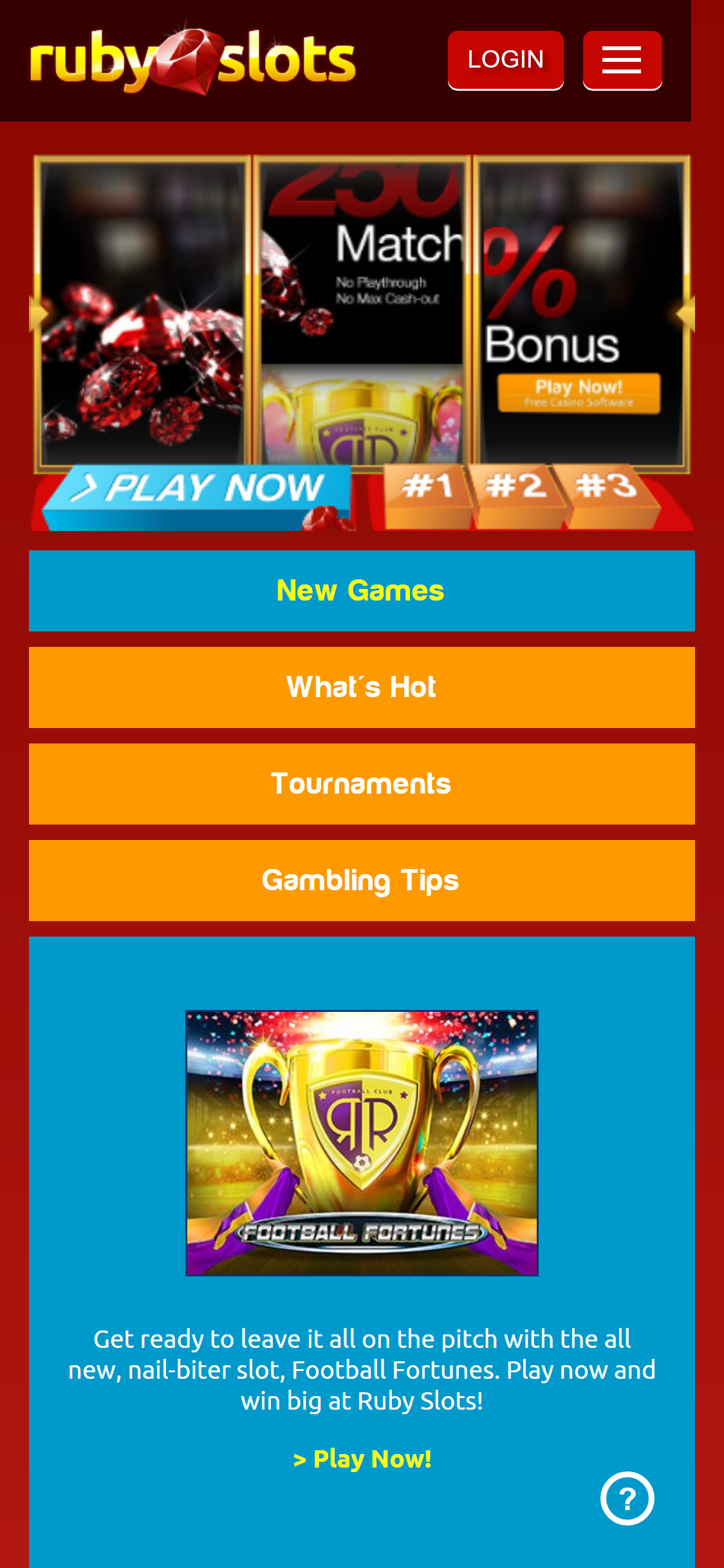 Ruby Slots Casino Mobile Review