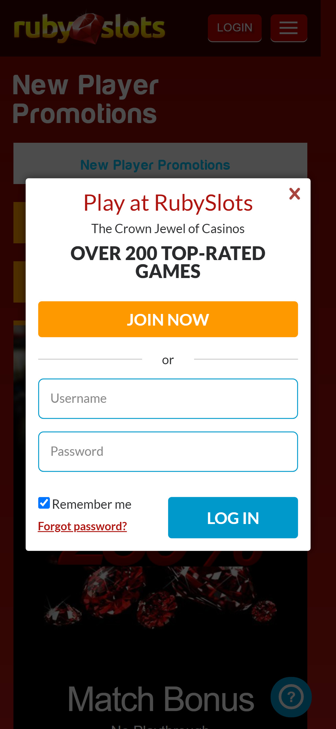Ruby Slots Casino Mobile Login Review