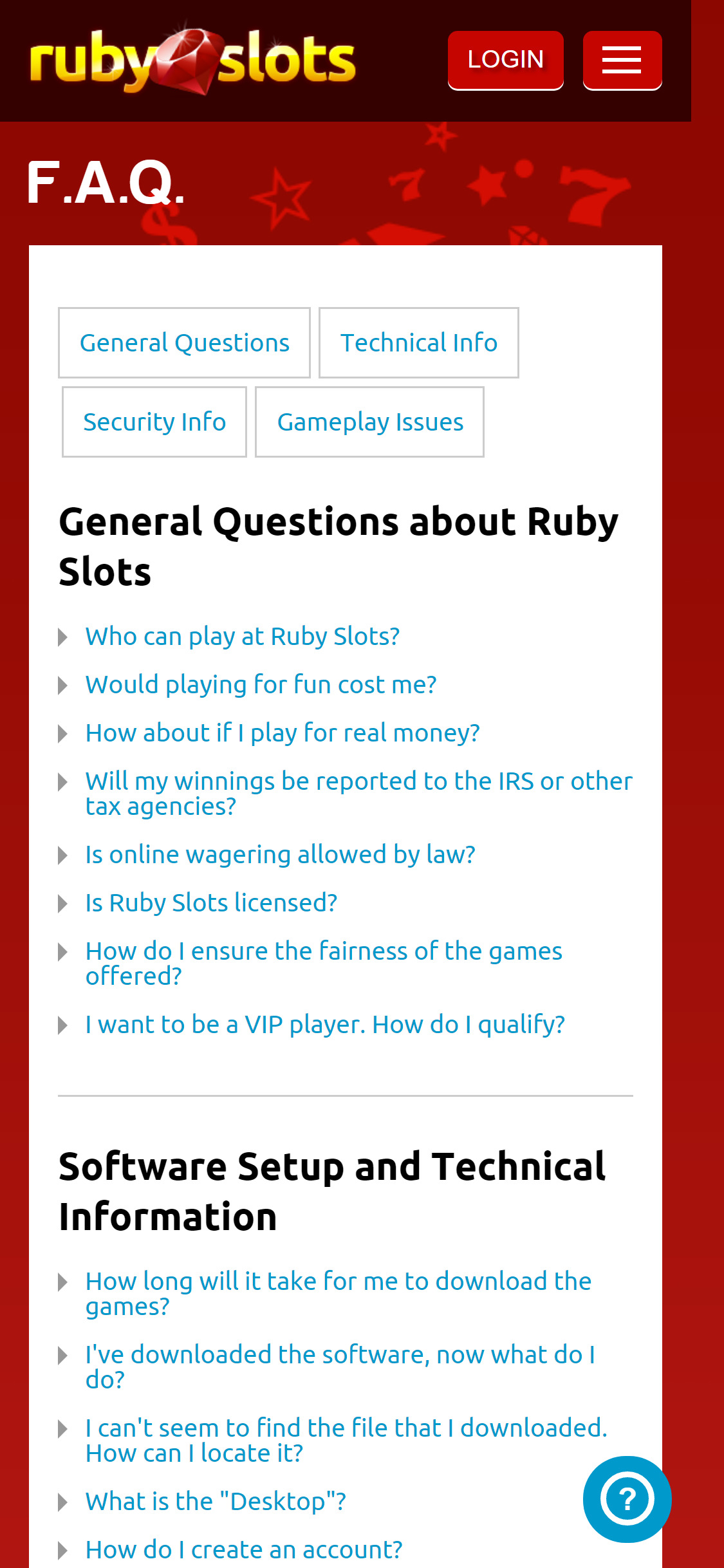 Ruby Slots Casino Mobile Support Review
