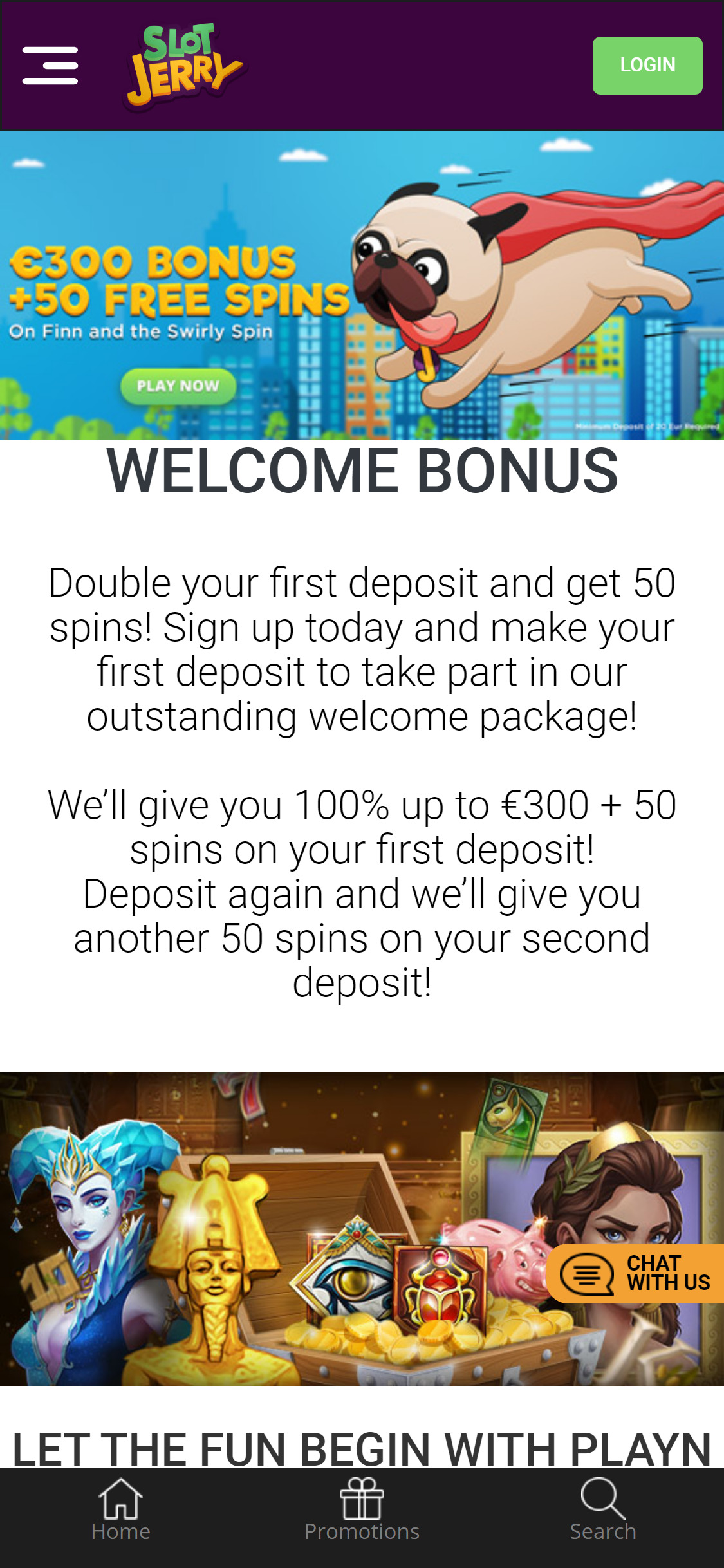 Slotjerry Casino Mobile No Deposit Bonus Review