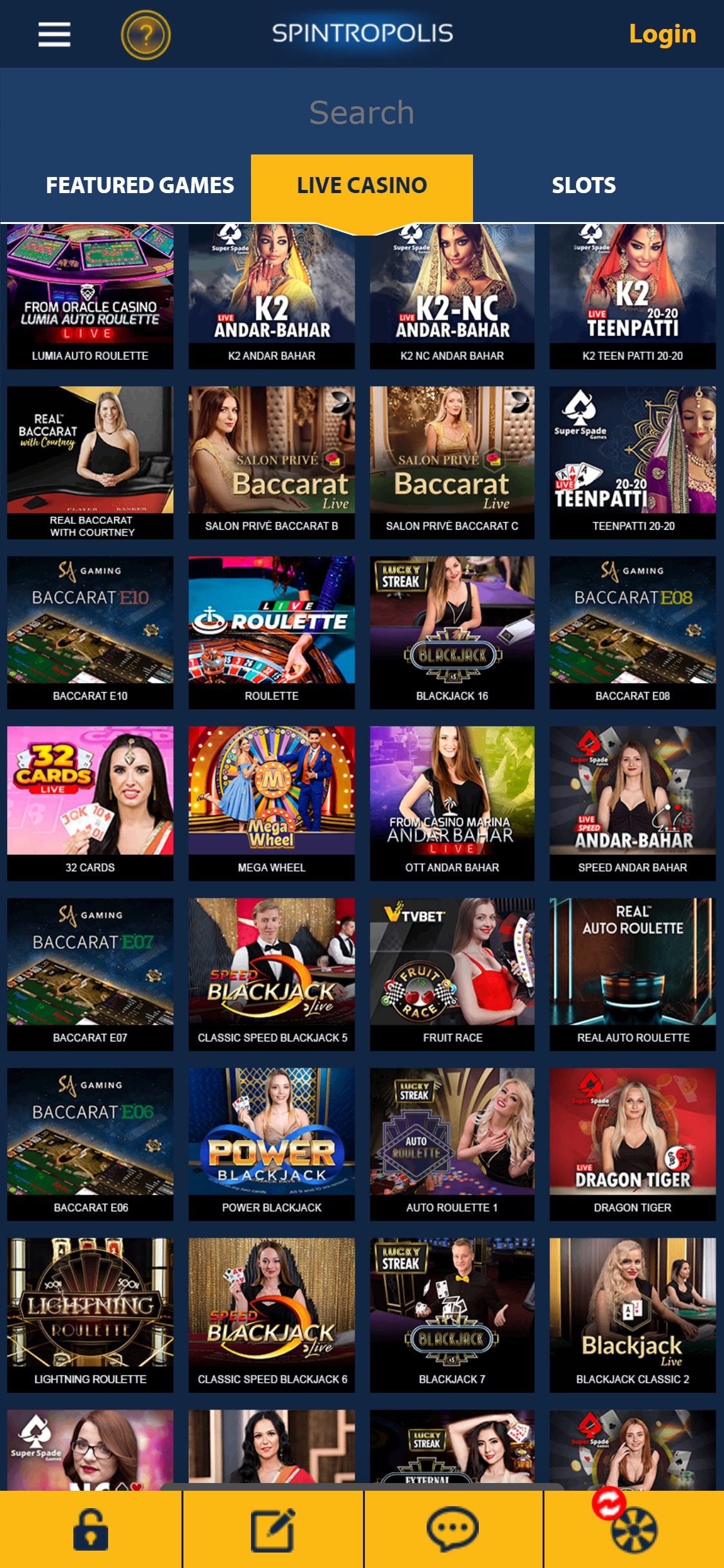 Spintropolis Casino Mobile Live Dealer Games Review
