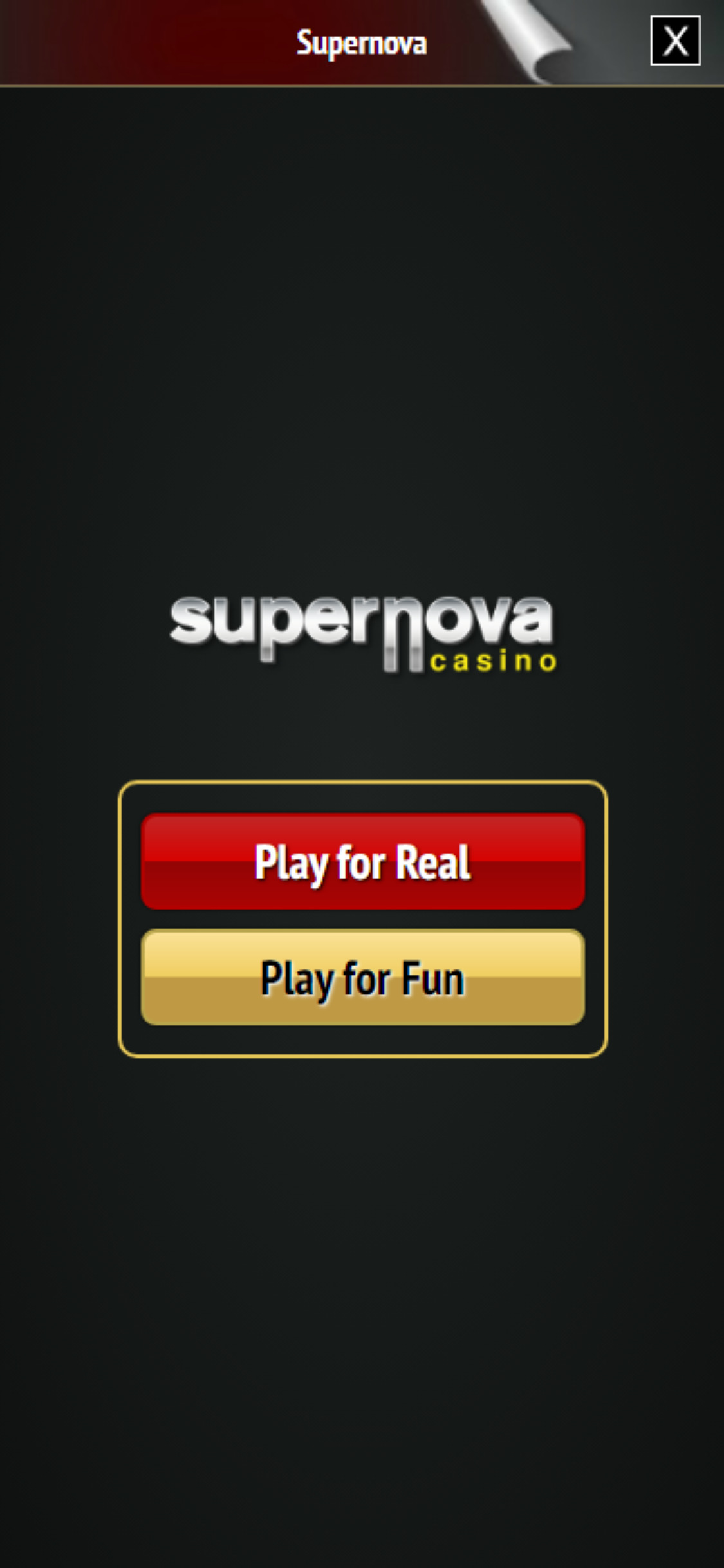 Super Nova Casino Mobile Login Review