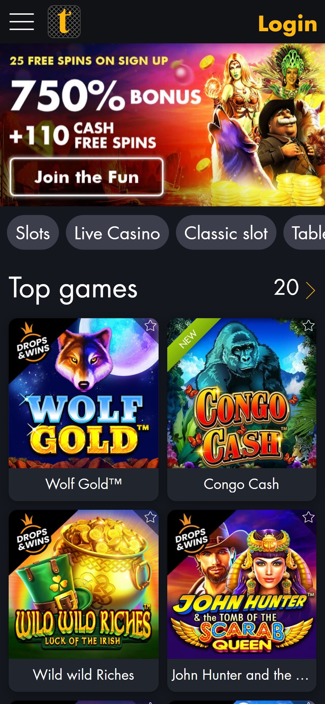 Tangiers Casino Mobile Review