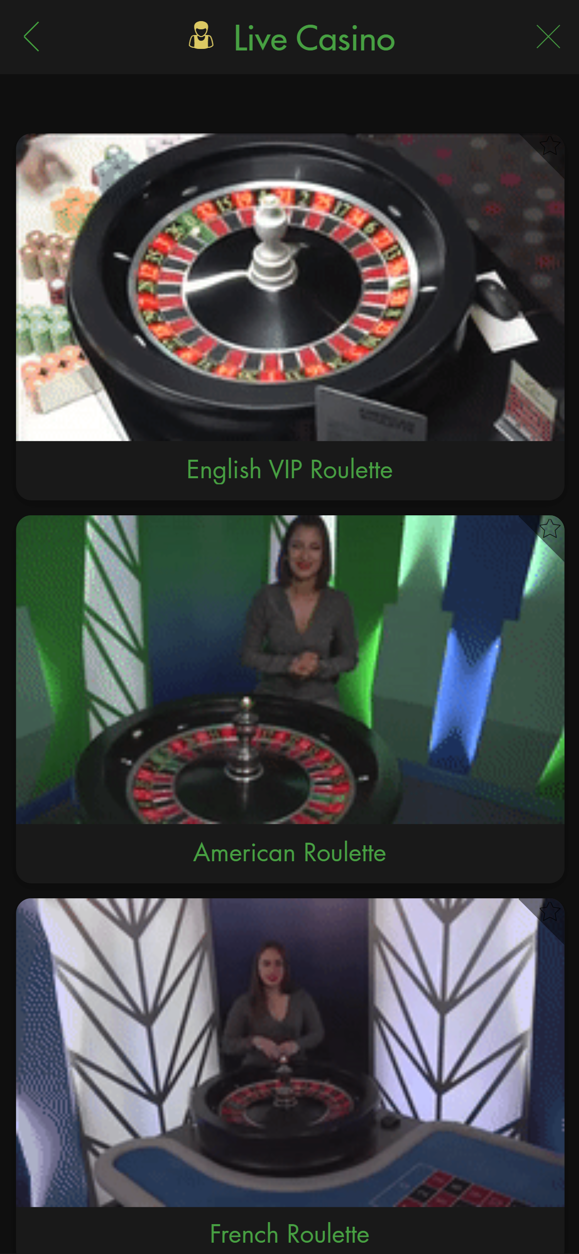 Vive Mon Casino Mobile Live Dealer Games Review