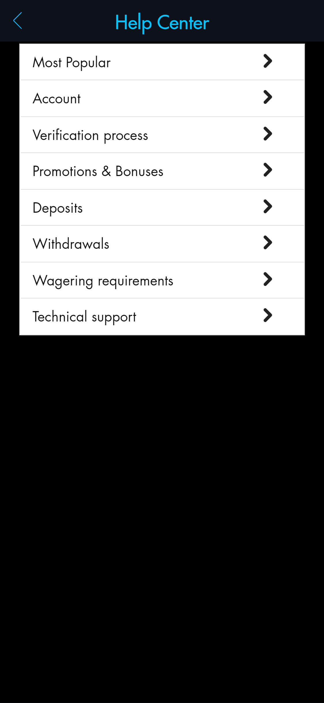 Winward Casino Mobile Support Review