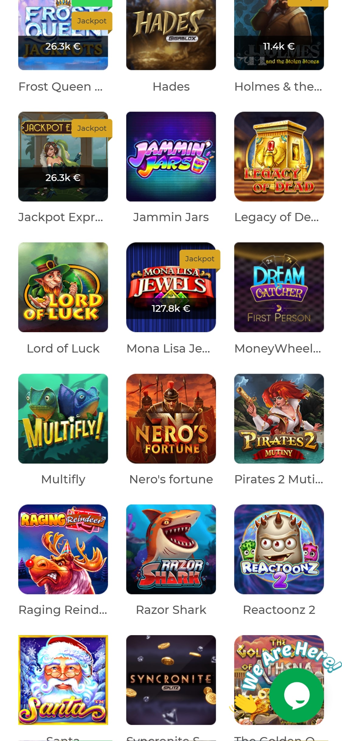 Wolfycasino Mobile Games Review