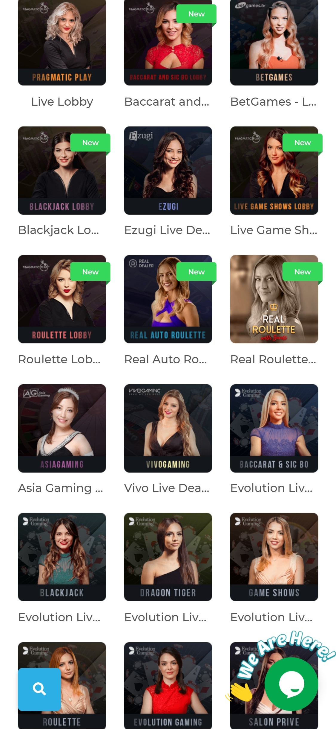 Wolfycasino Mobile Live Dealer Games Review