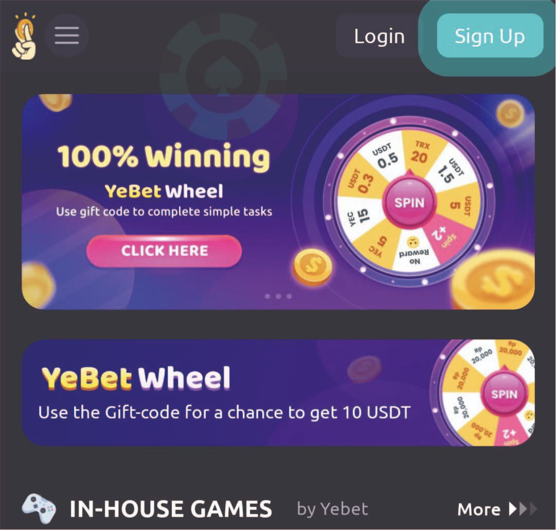 YeBet Casino Mobile Games Review