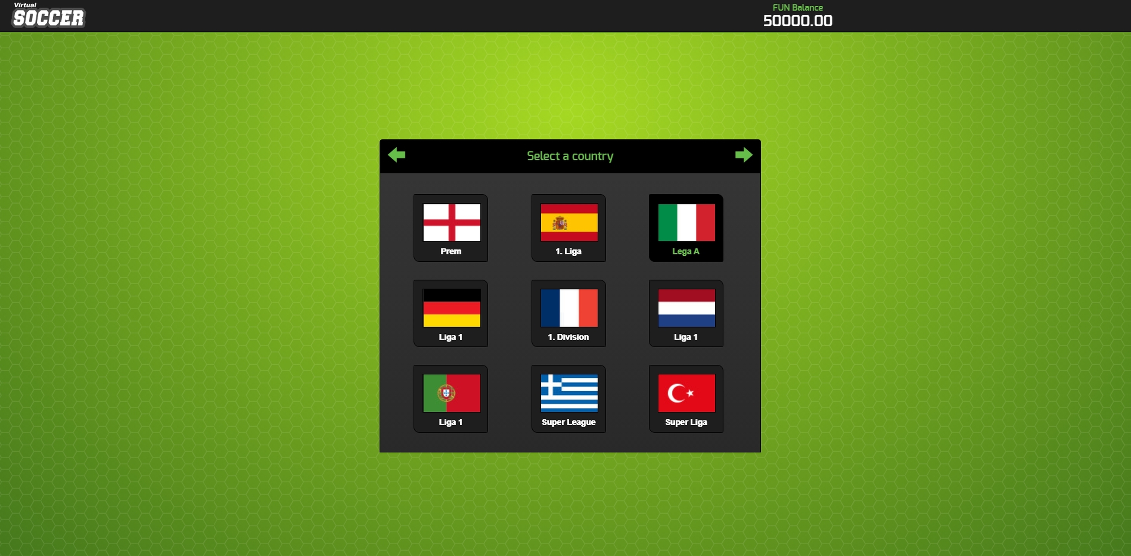 Virtual Soccer demo