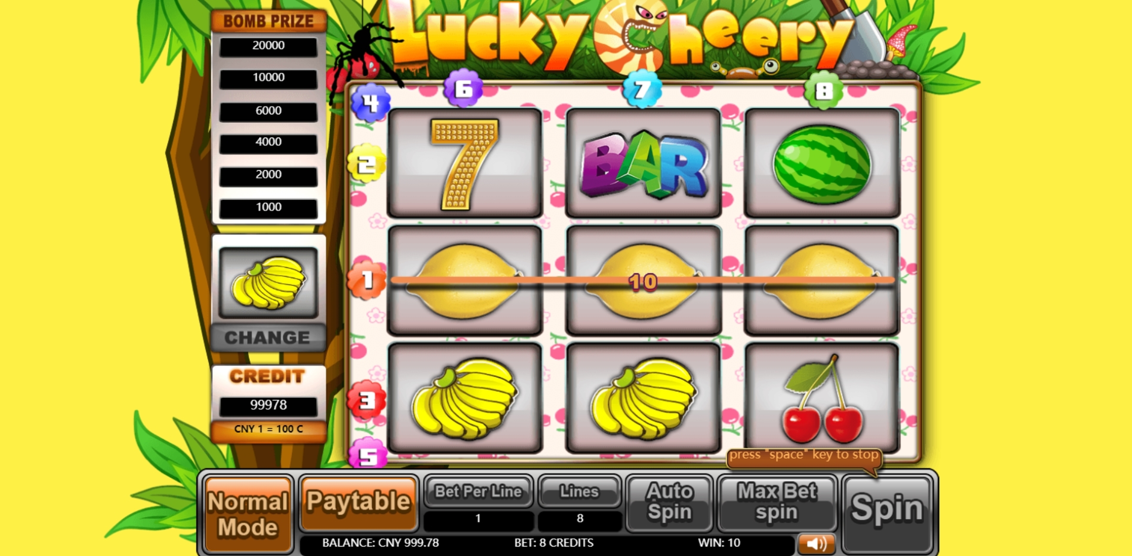 Win Money in Lucky Cheery Free Slot Game by Aiwin Games