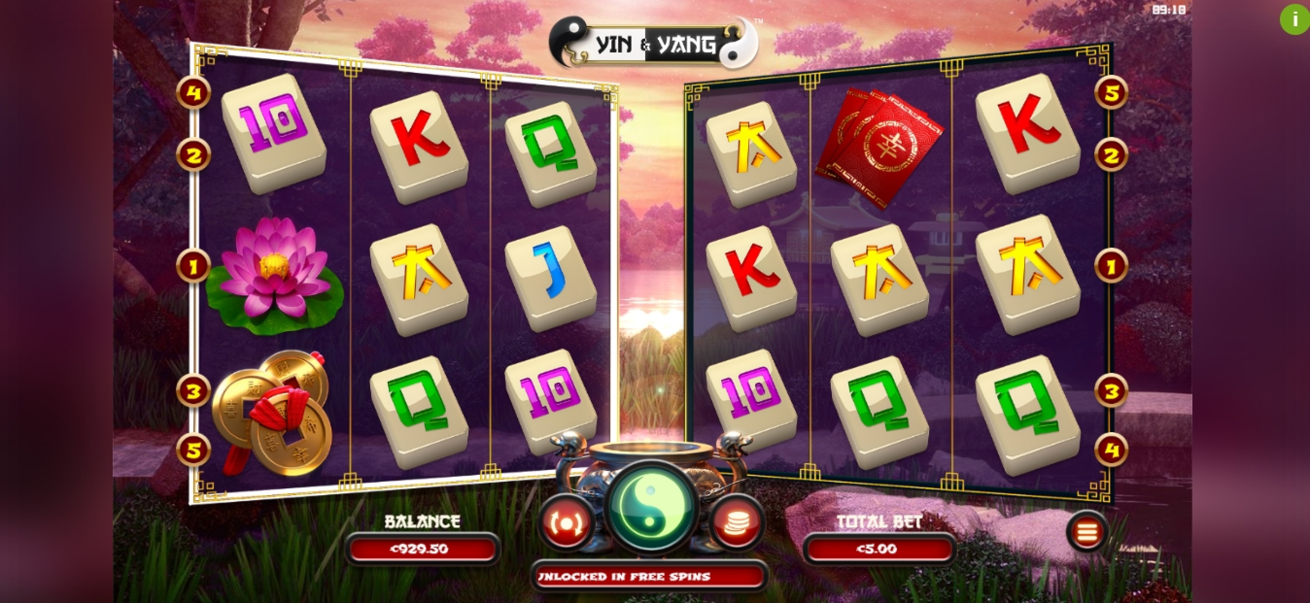 Reels in Yin & Yang Slot Game by BB Games