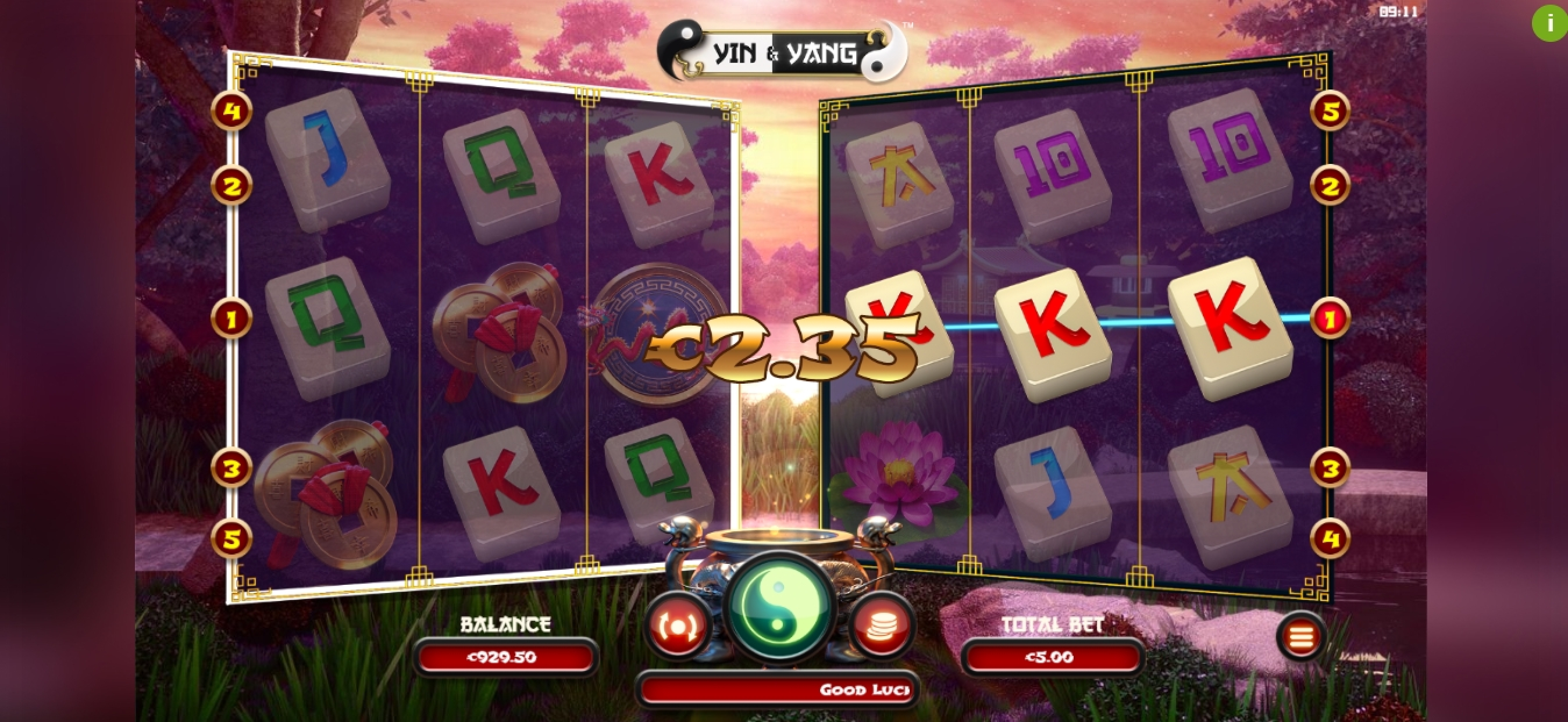 Win Money in Yin & Yang Free Slot Game by BB Games
