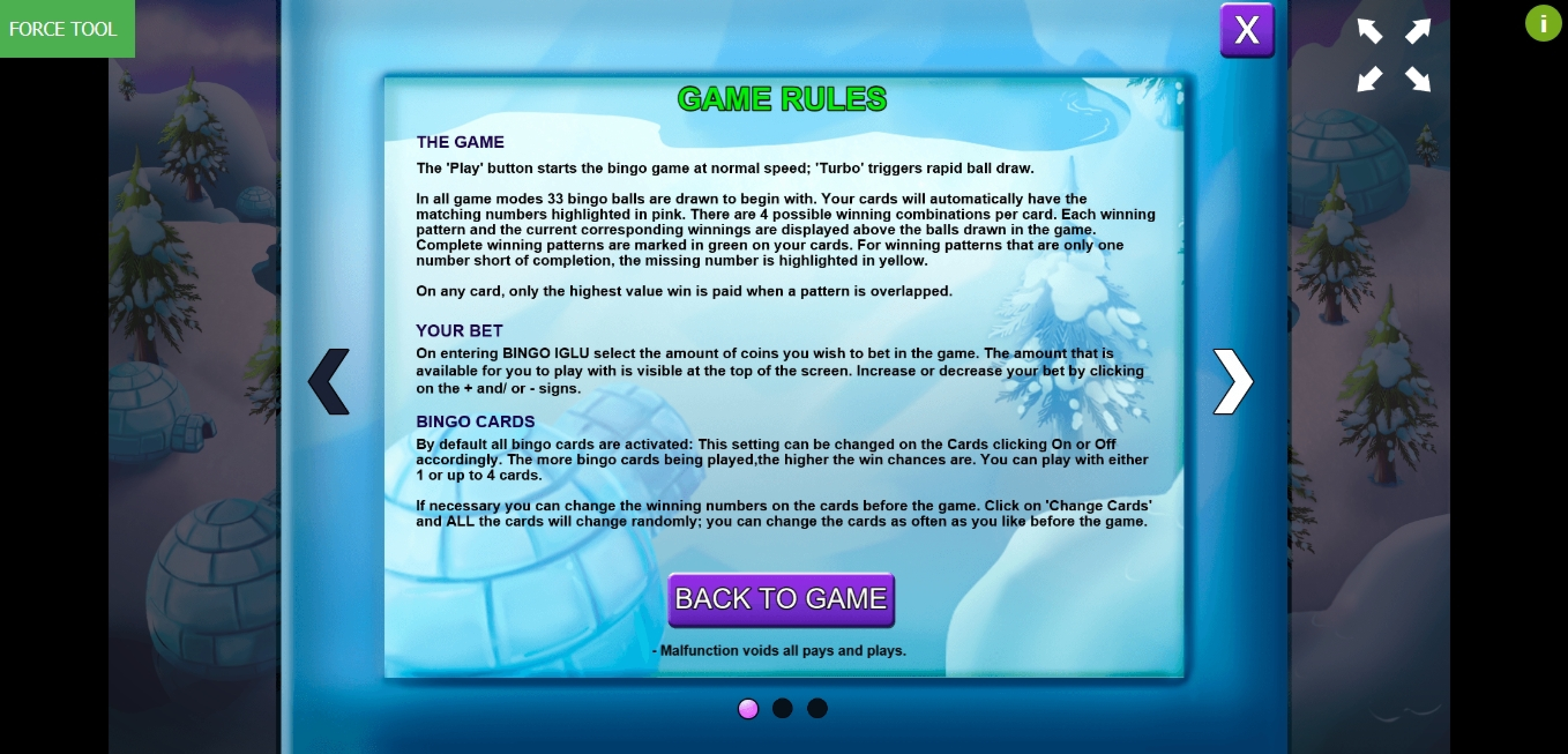 Info of Bingo Iglu Slot Game by Caleta Gaming
