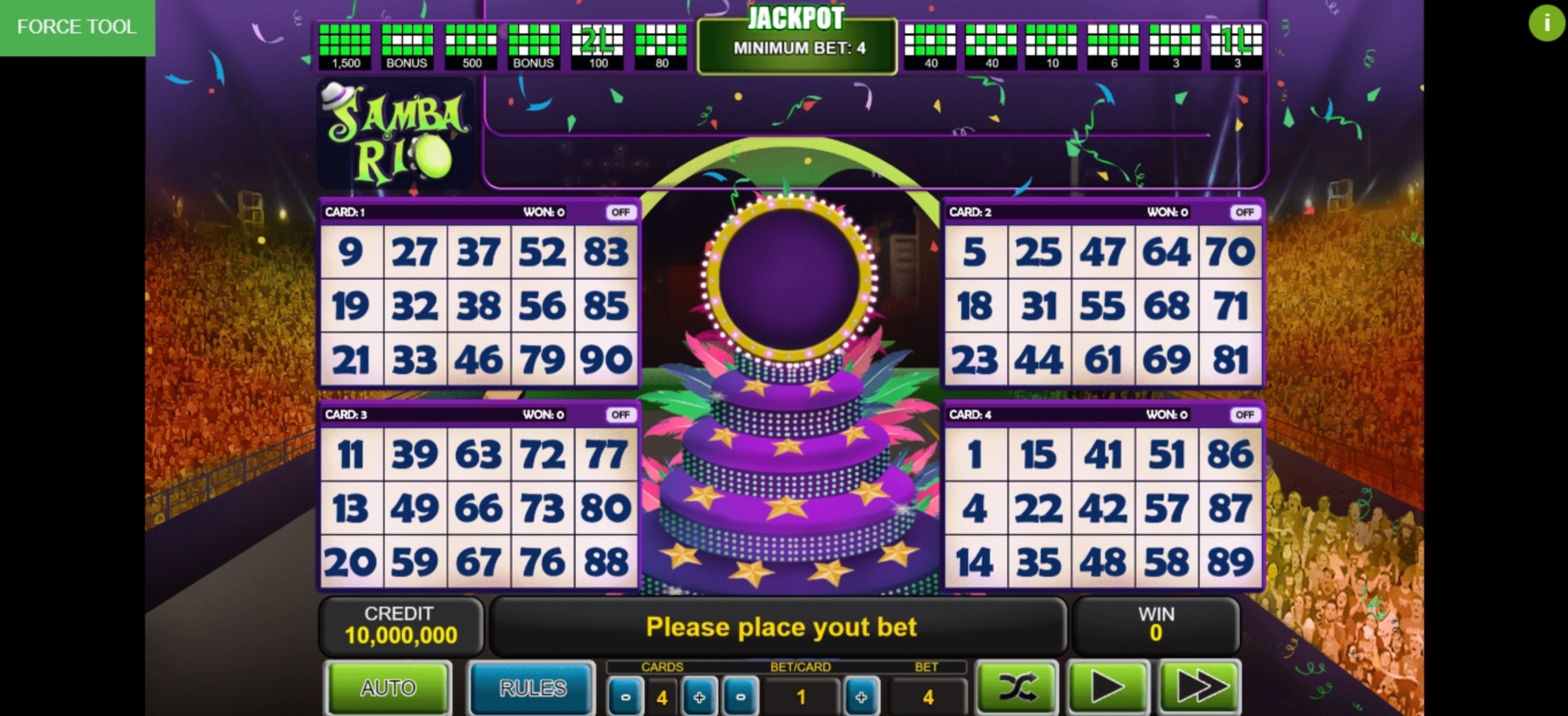 Reels in Bingo Samba Rio Slot Game by Caleta Gaming