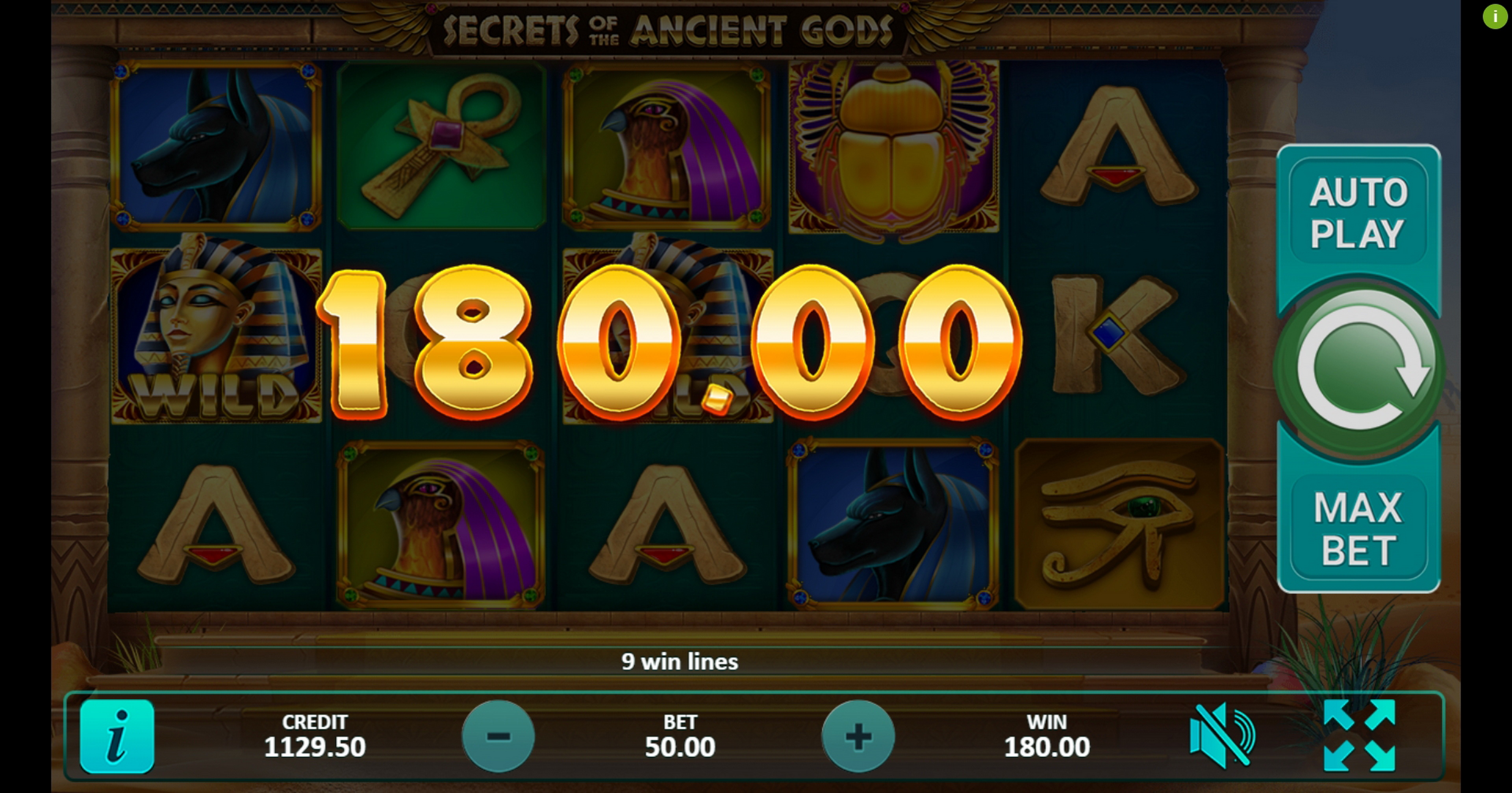 Win Money in Secrets of the Ancient Gods Free Slot Game by Gamefish Global