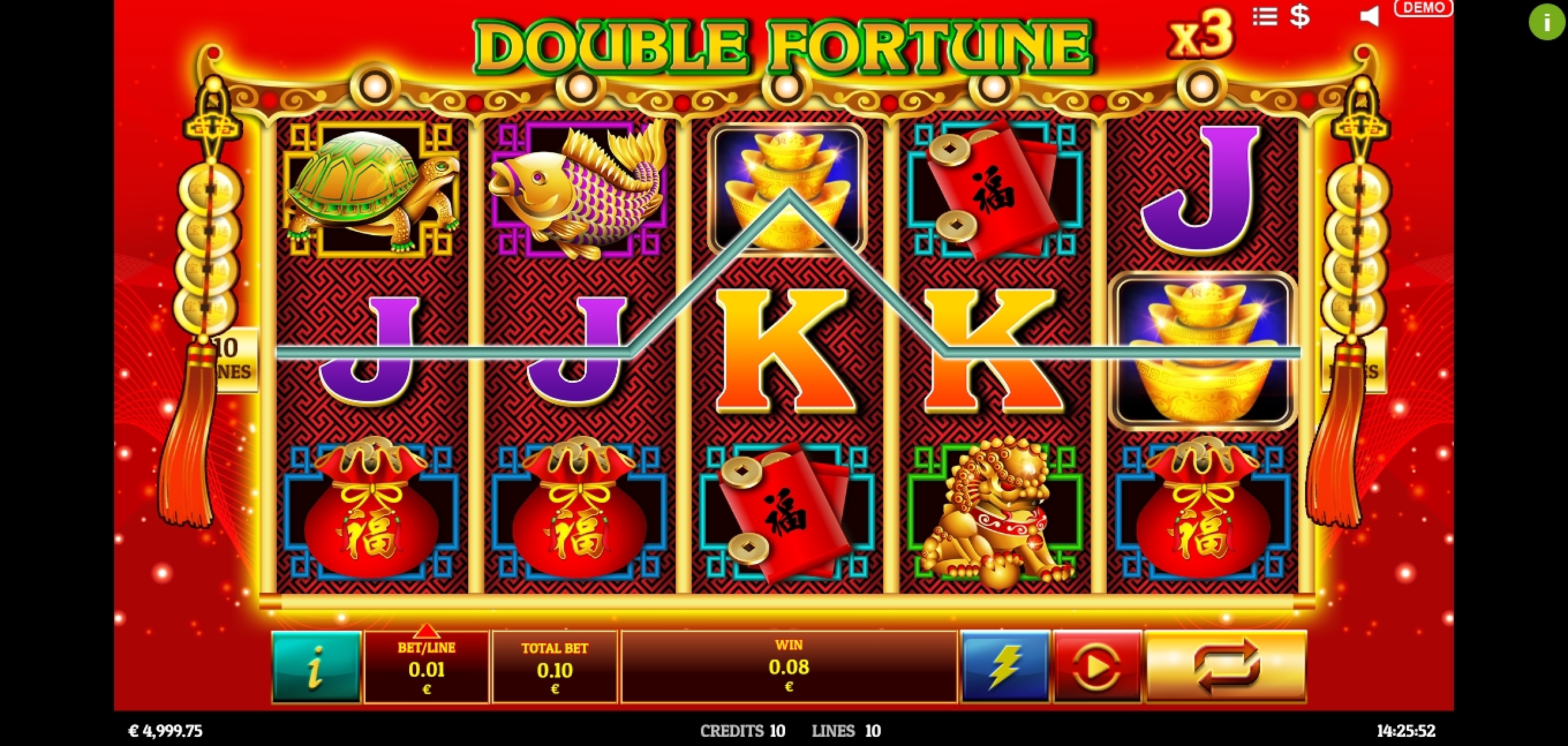 Win Money in Double Fortune Free Slot Game by Givme Games