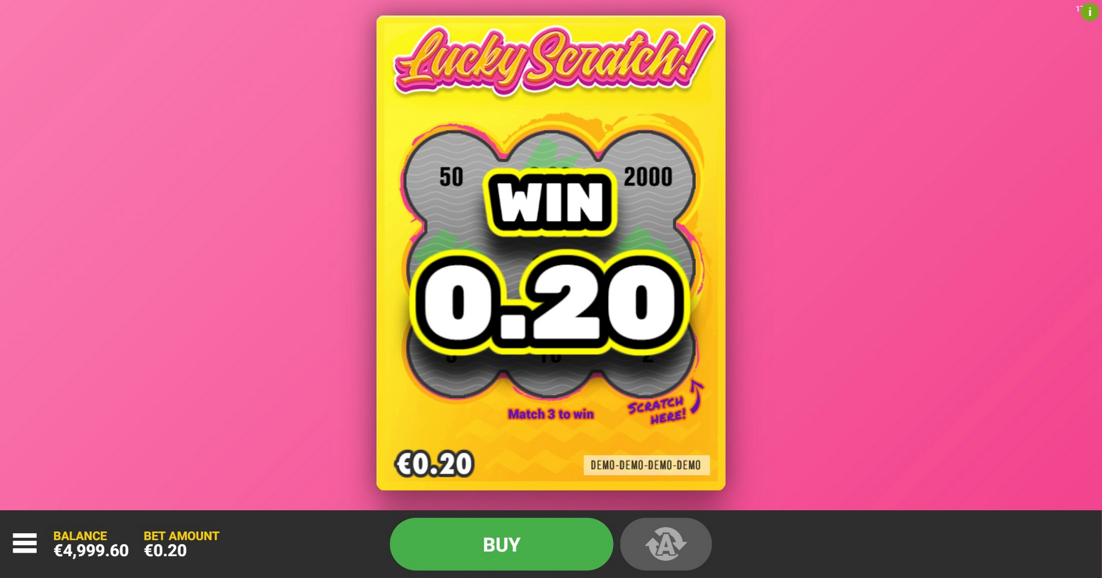 Win Money in Lucky Scratch (Hacksaw Gaming) Free Slot Game by Hacksaw Gaming