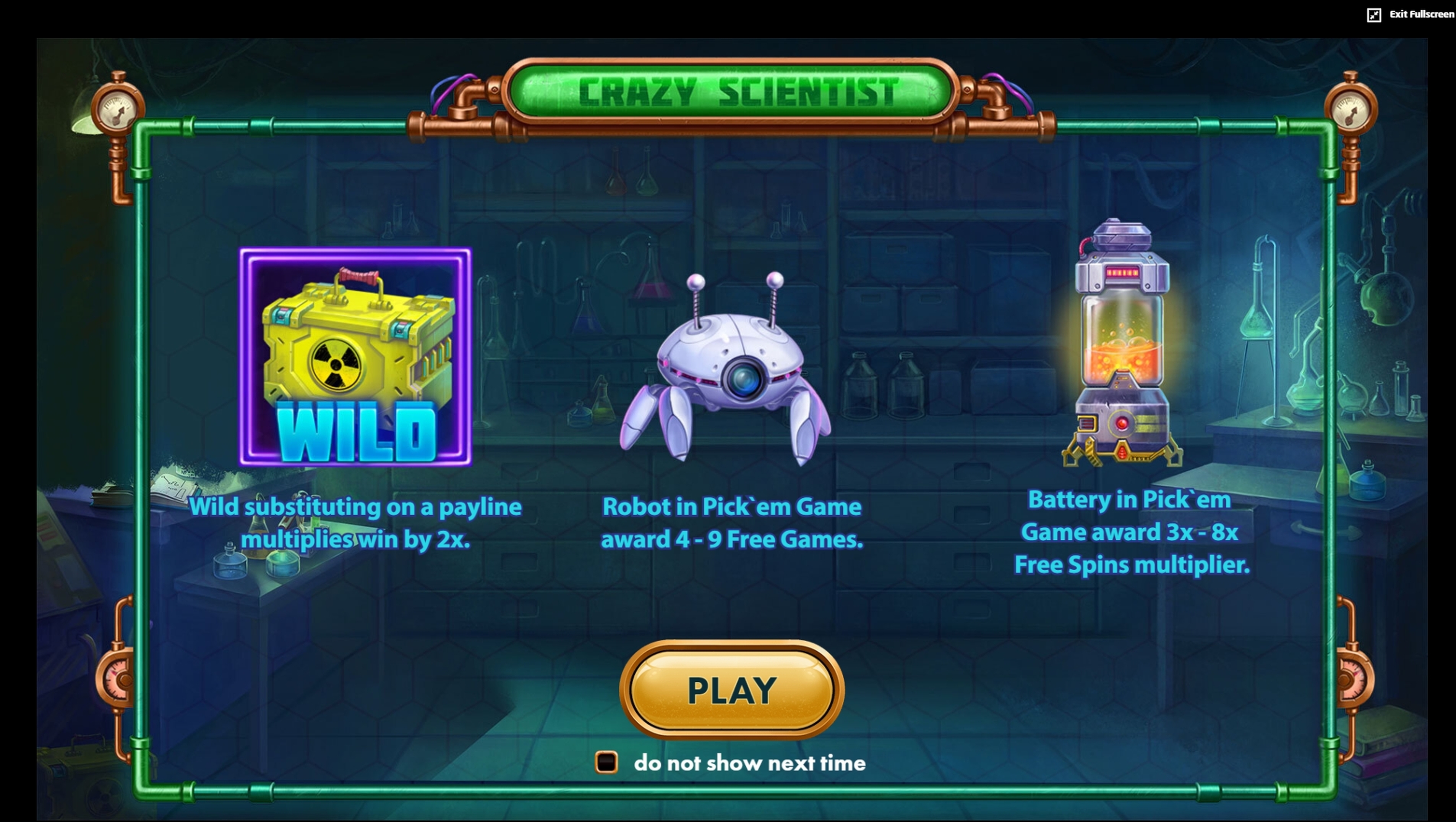 Play Crazy Scientist (JDB168) Free Casino Slot Game by JDB168