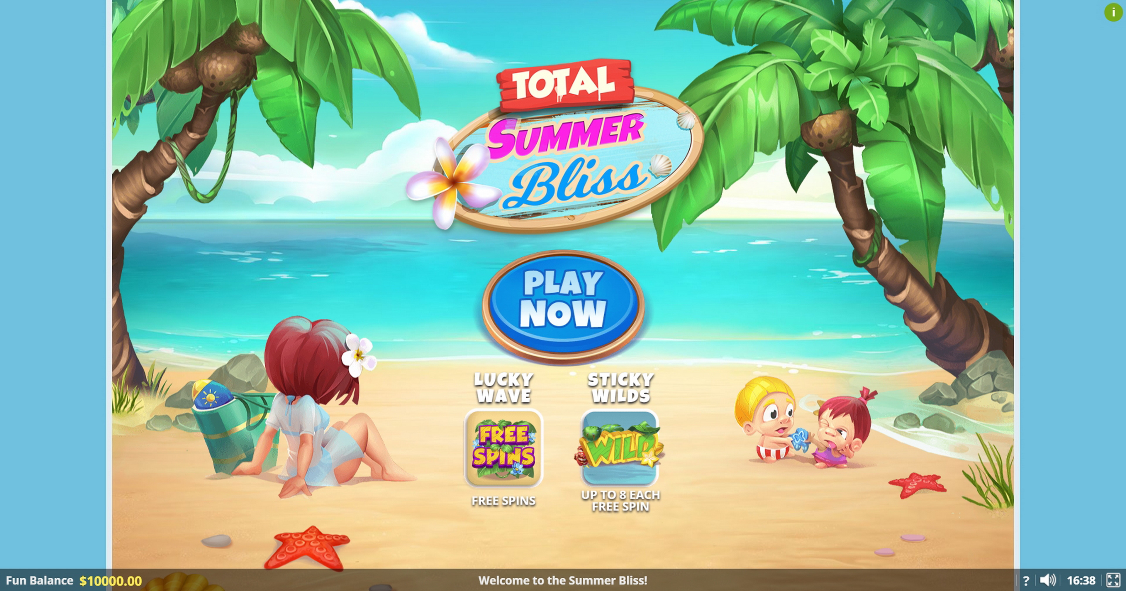 Play Total Summer Bliss Free Casino Slot Game by Lady Luck Games
