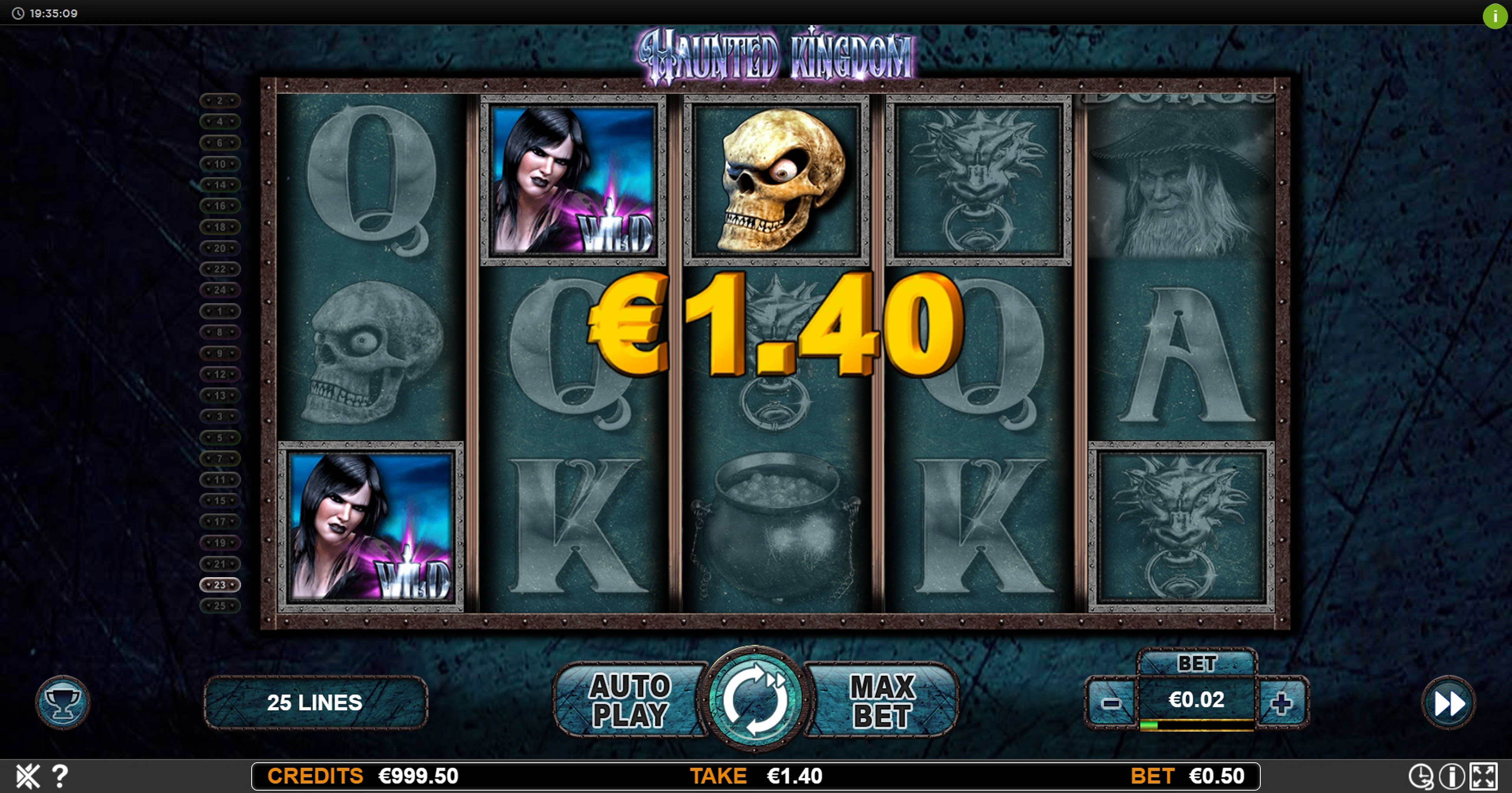 Win Money in Haunted Kingdom Free Slot Game by Nazionale Elettronica