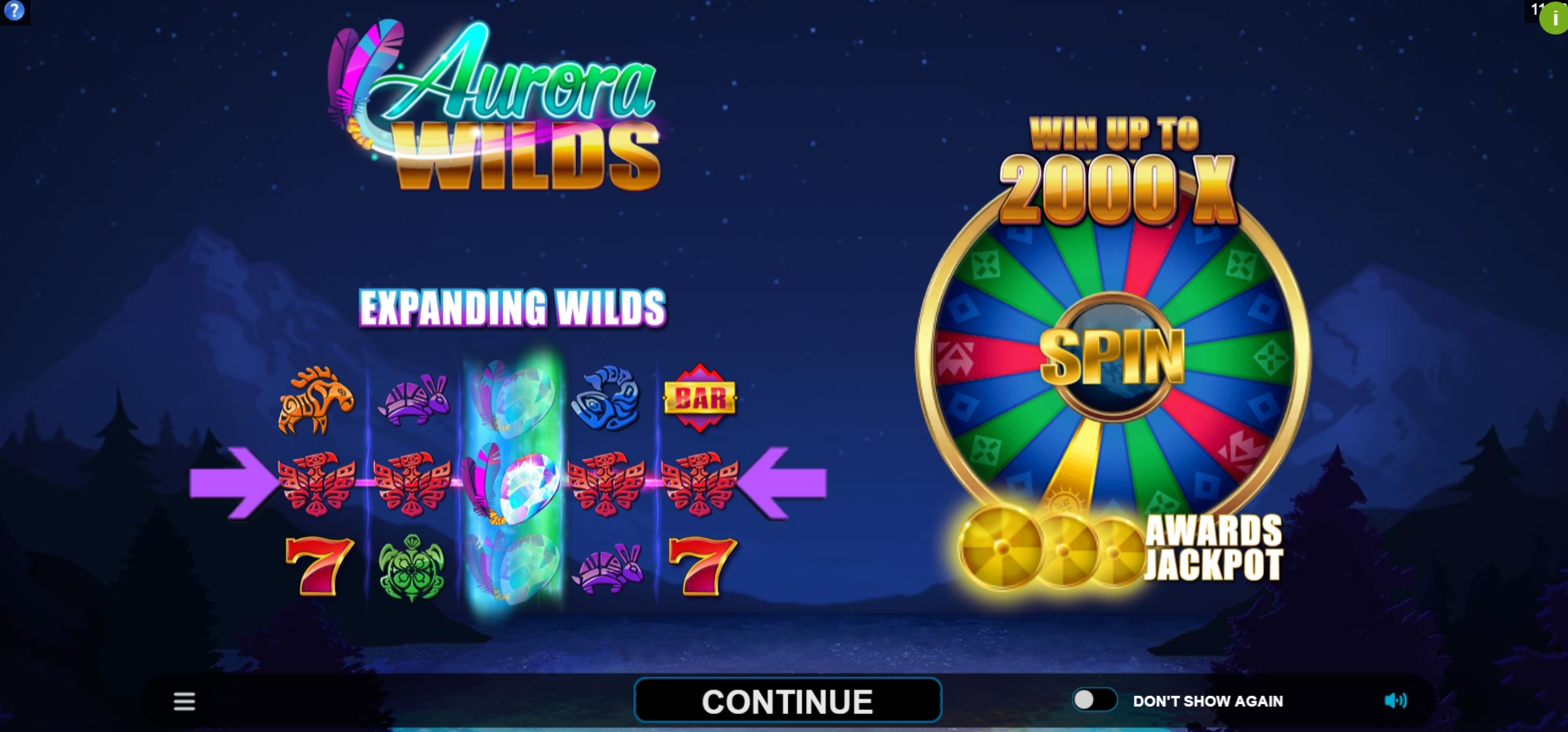 Play Aurora Wilds Free Casino Slot Game by Neon Valley Studios