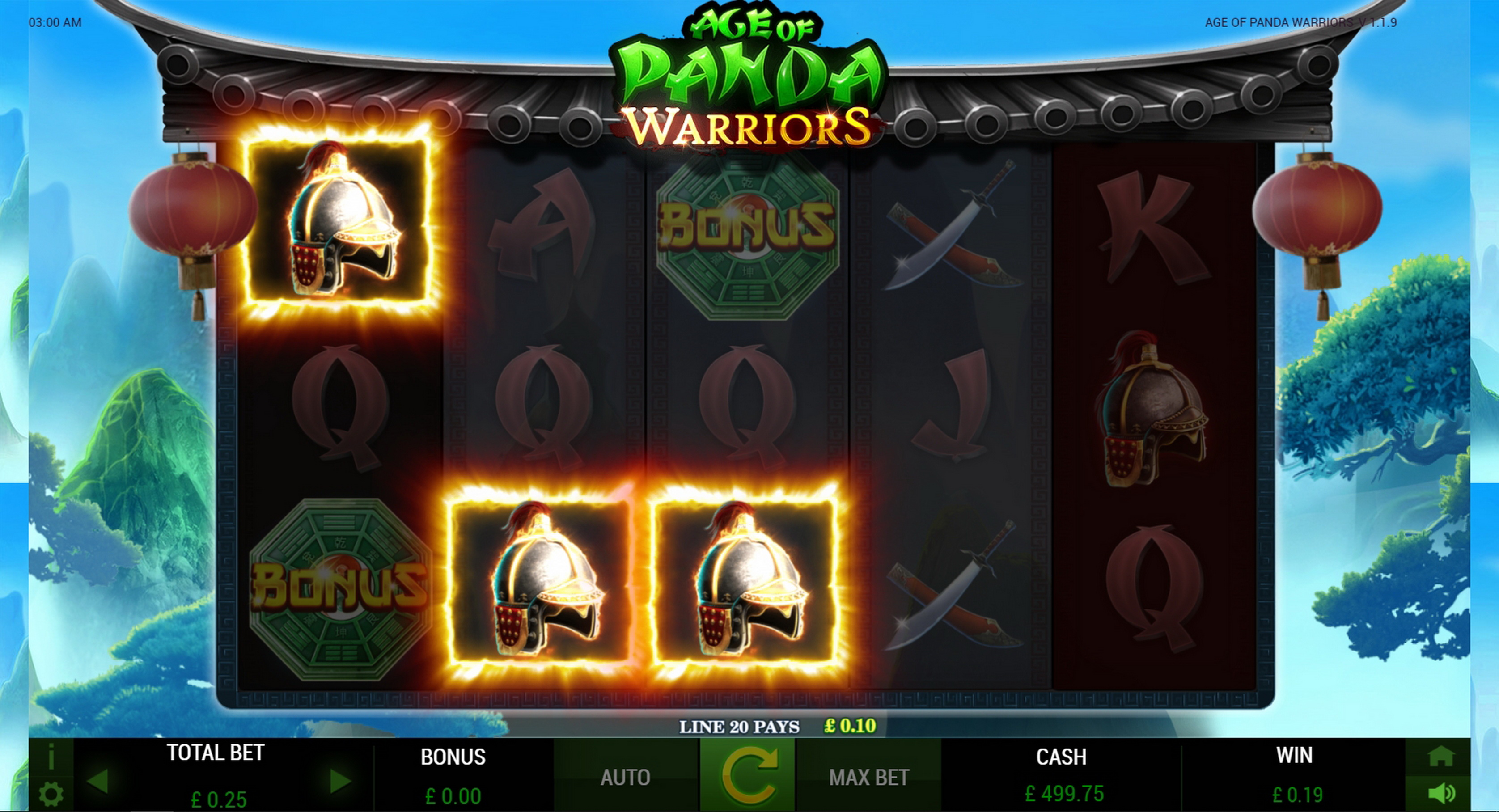 Win Money in Age of Panda Warriors Free Slot Game by ReelFeel Gaming