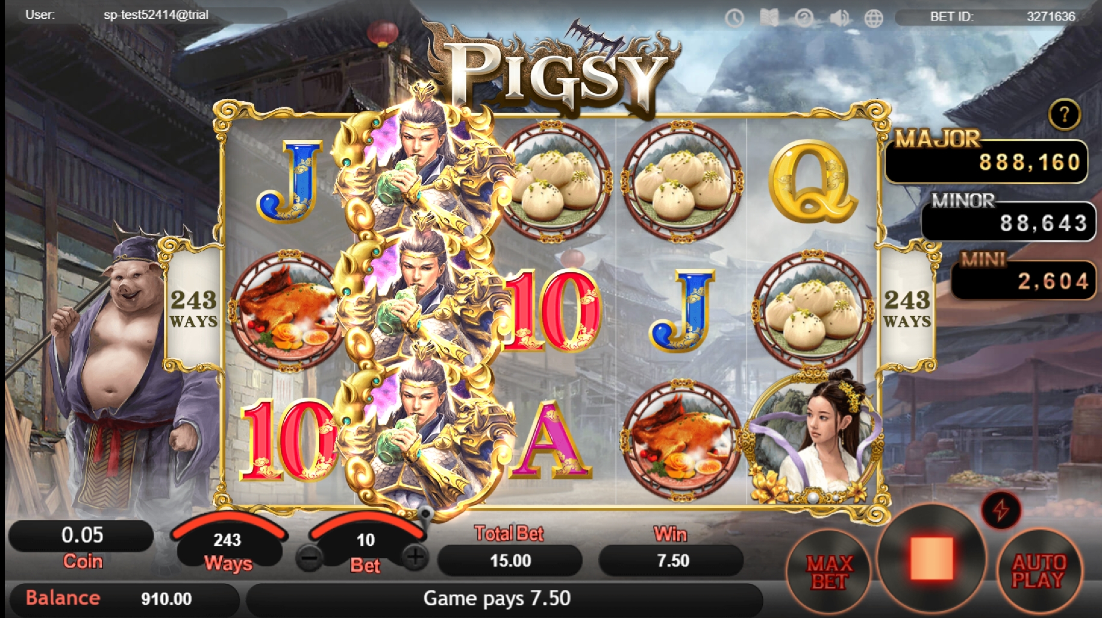 Win Money in Pigsy Free Slot Game by SimplePlay