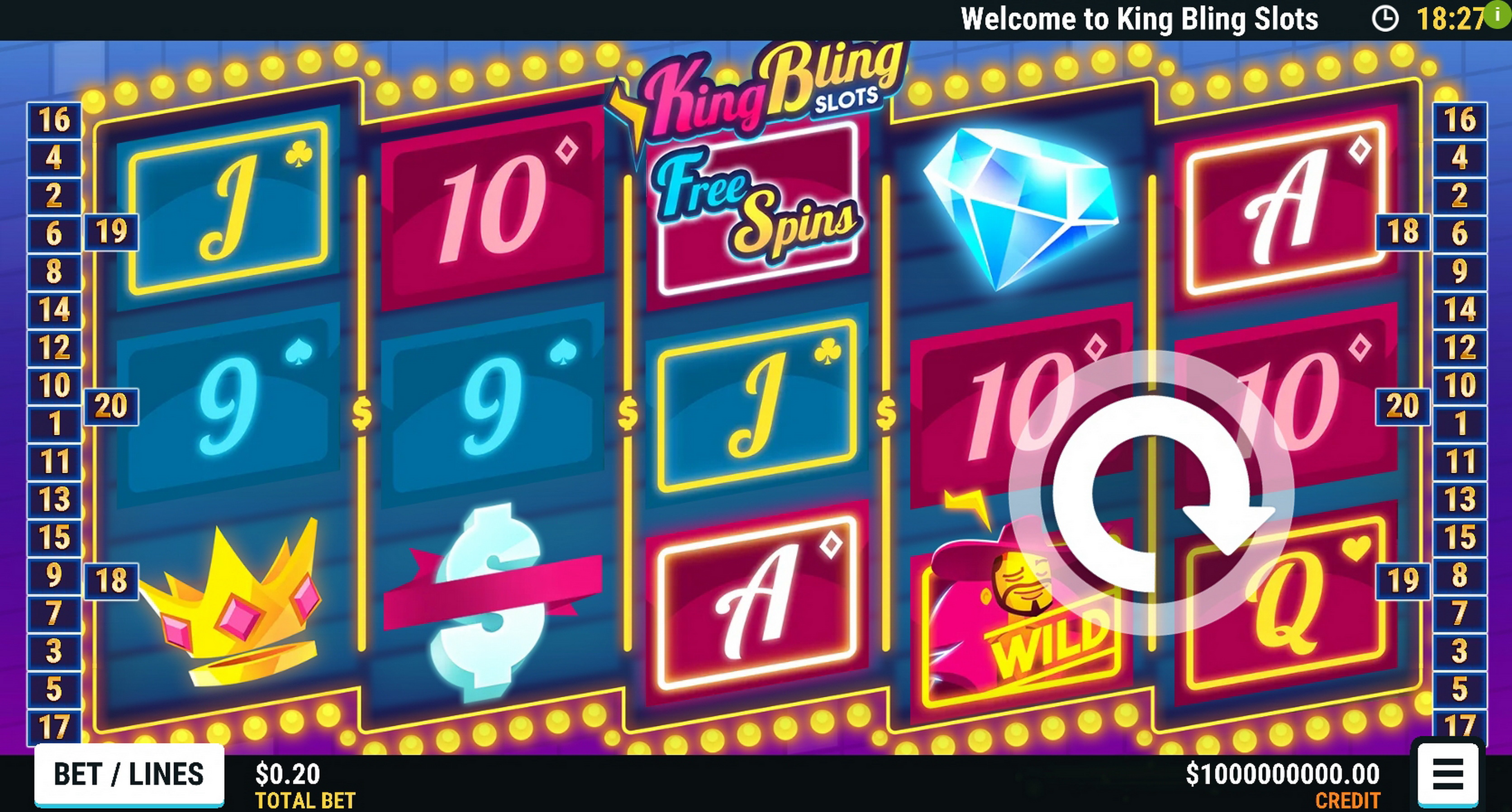 King Bling Slots demo
