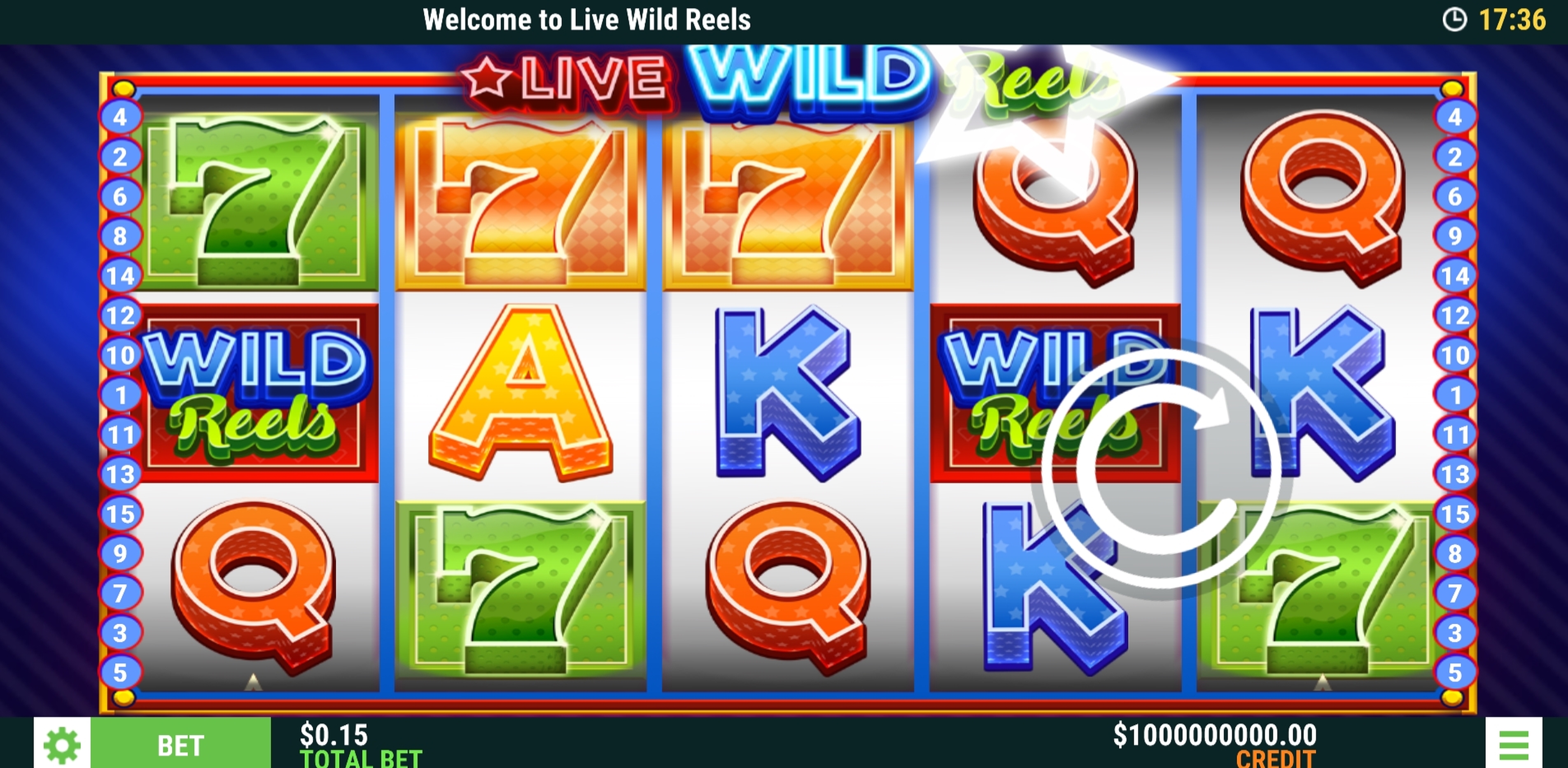 Live Wild Reels demo