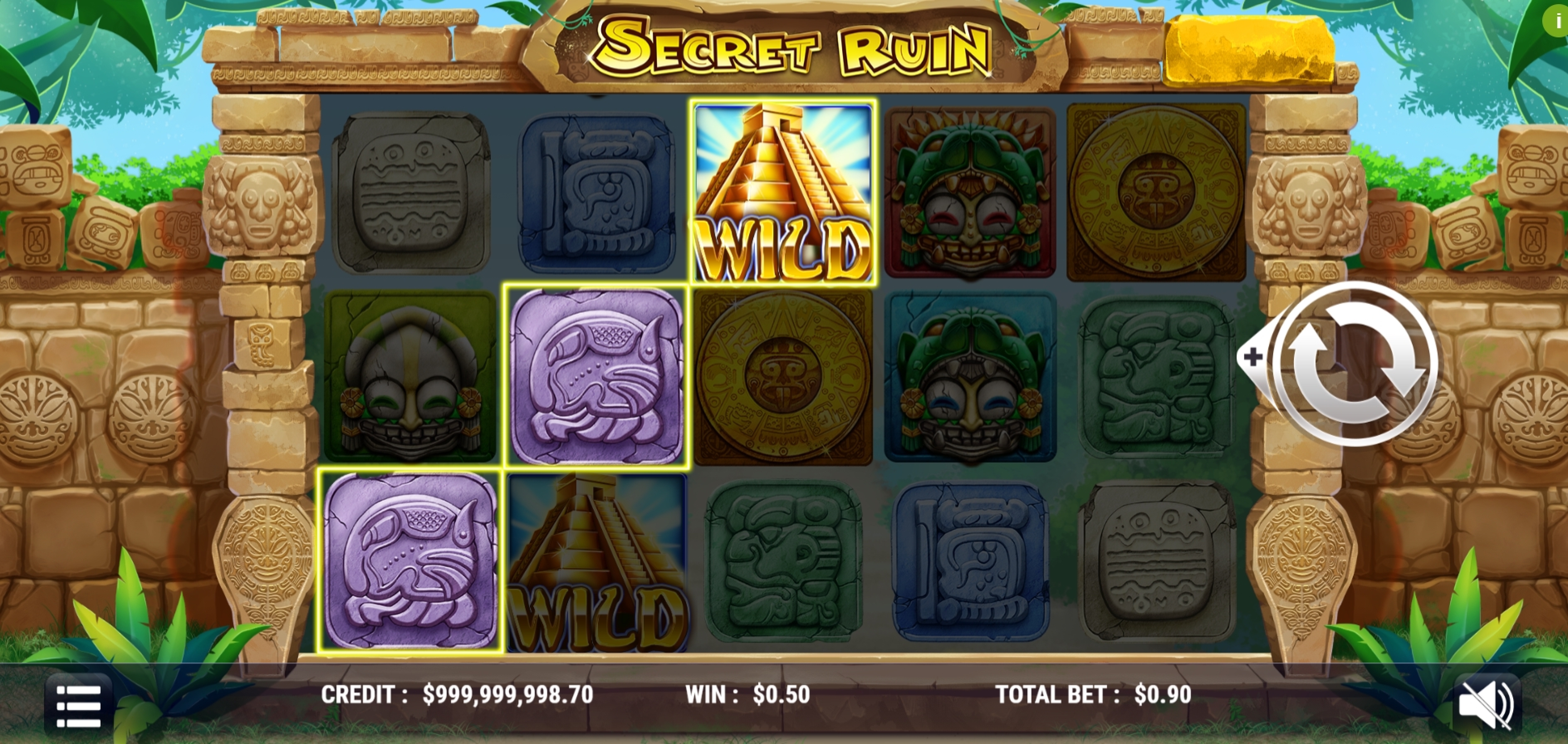 Win Money in Secret Ruin Free Slot Game by Slot Factory