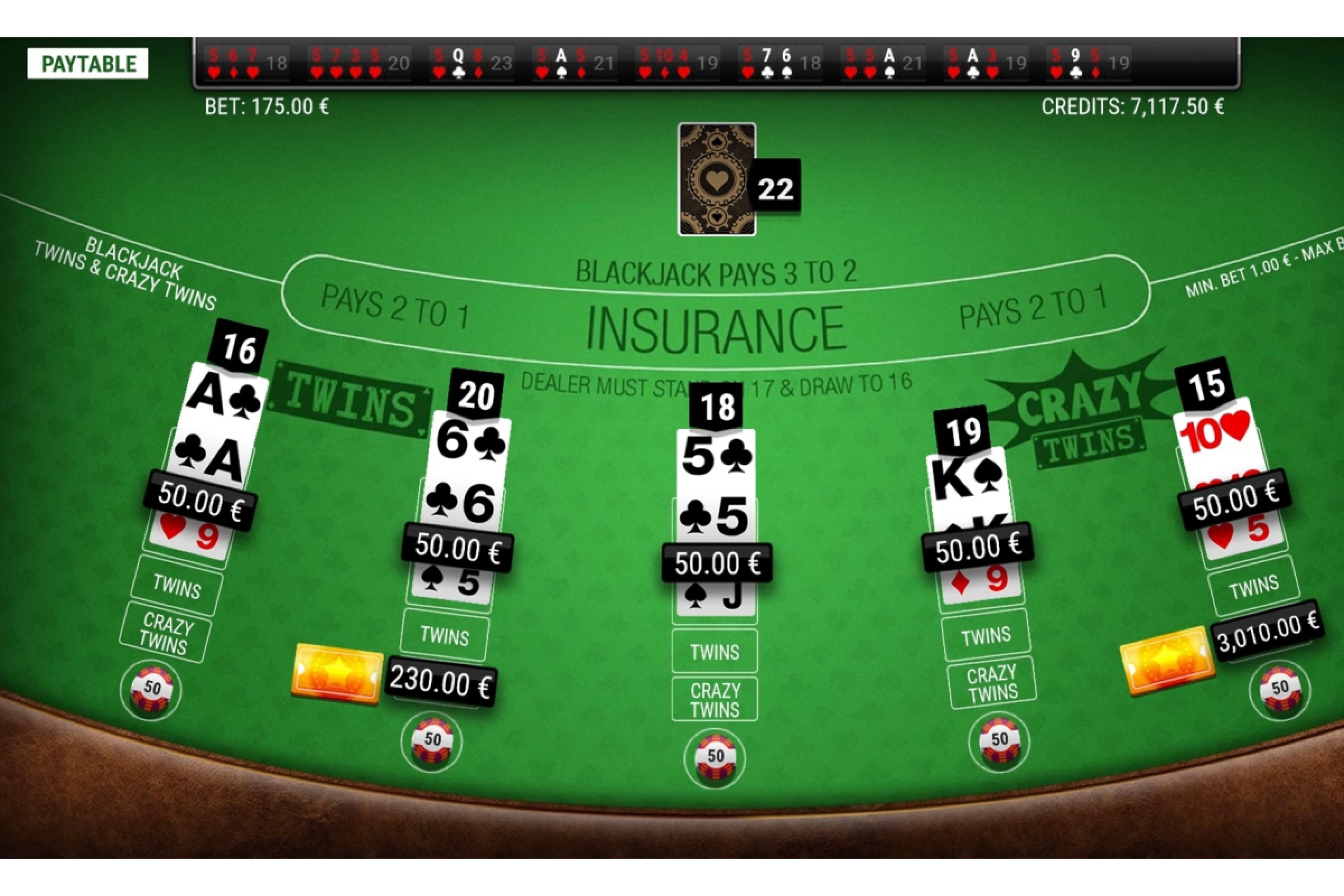 Blackjack Classic (Spearhead Studios) demo