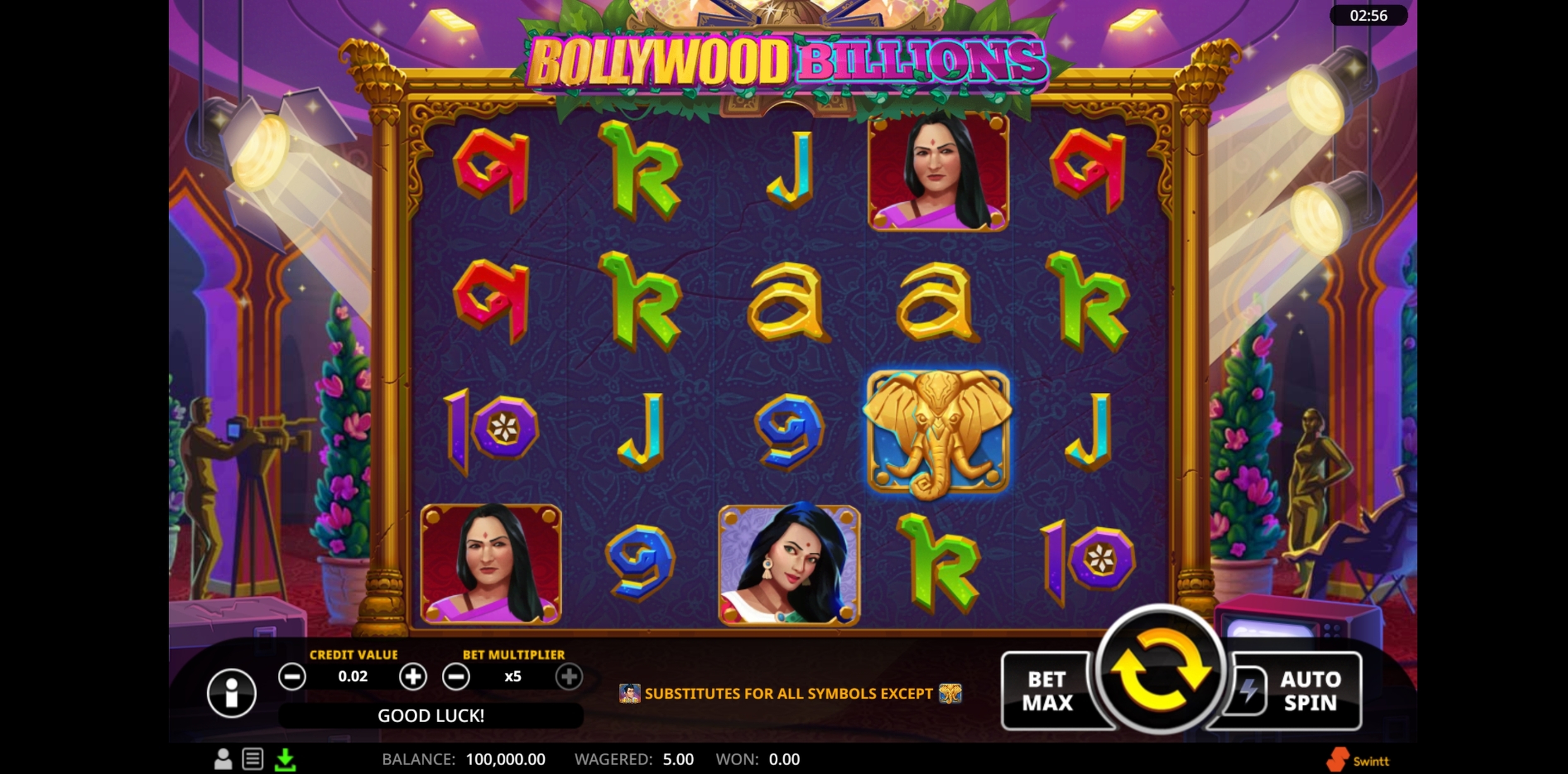 Reels in Bollywood Billions Slot Game by Swintt