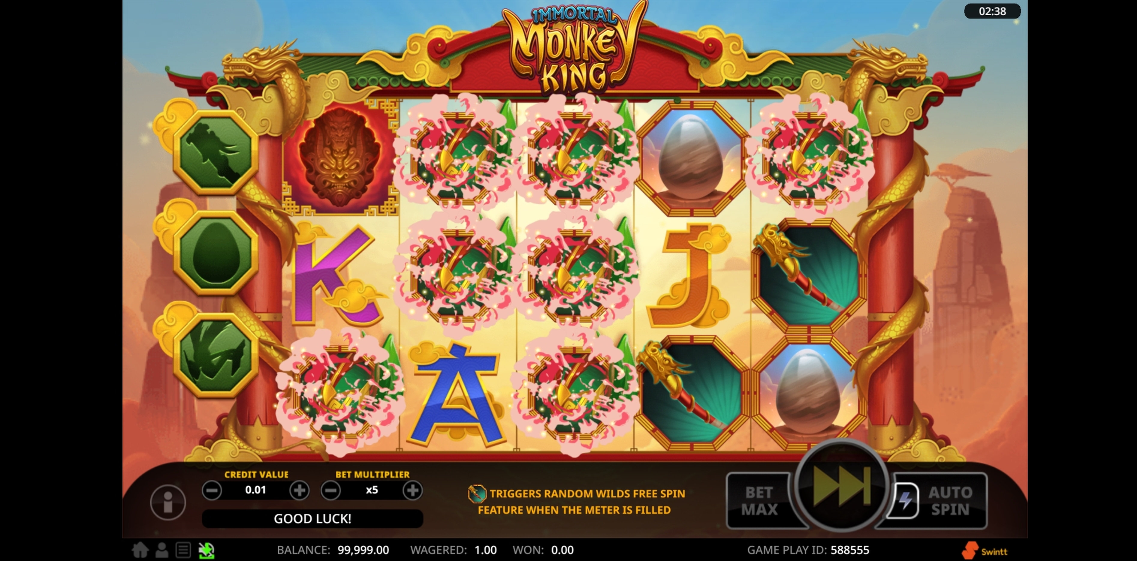 Win Money in Immortal Monkey King Free Slot Game by Swintt