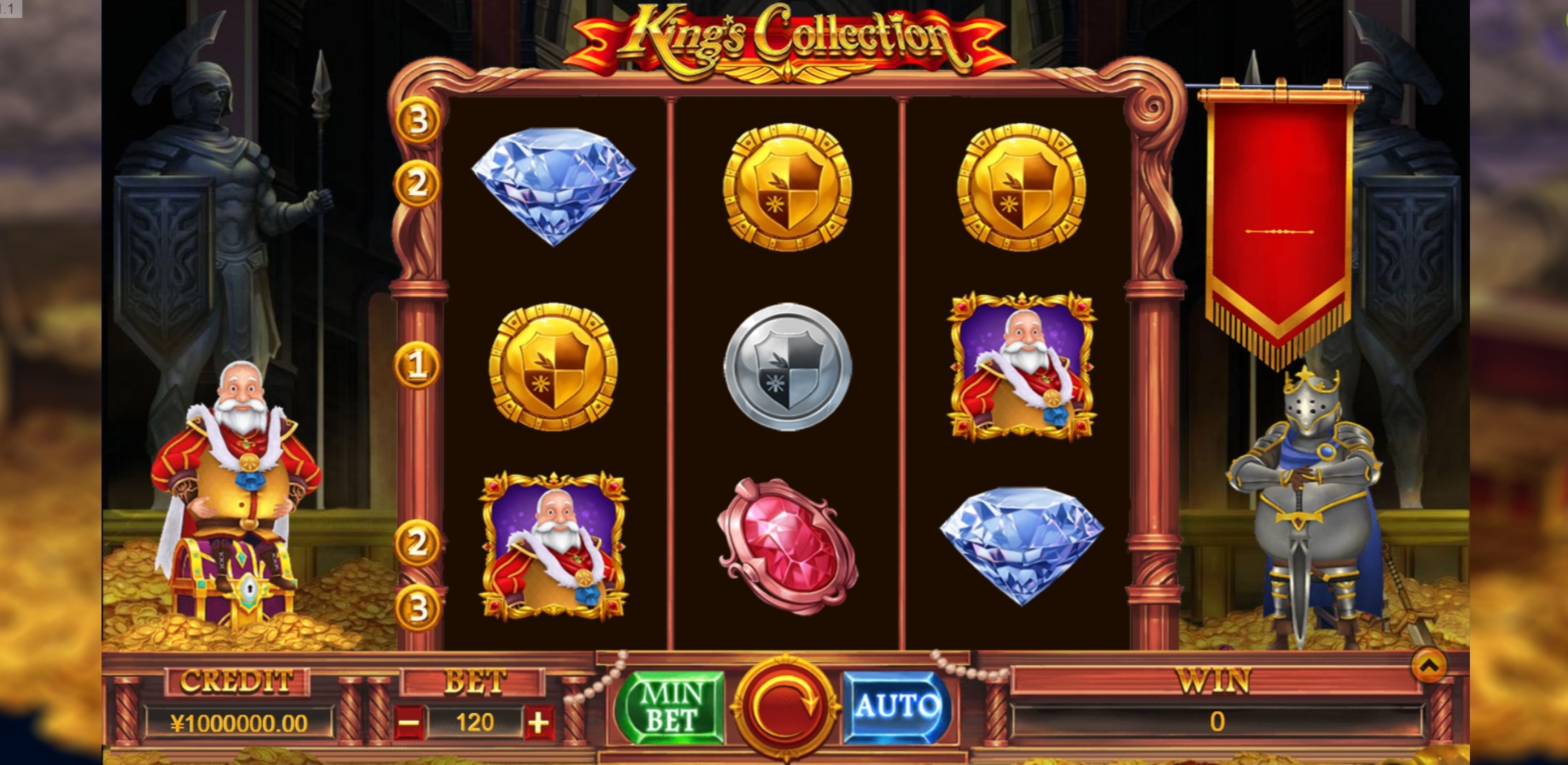 Reels in King Collection Slot Game by TIDY