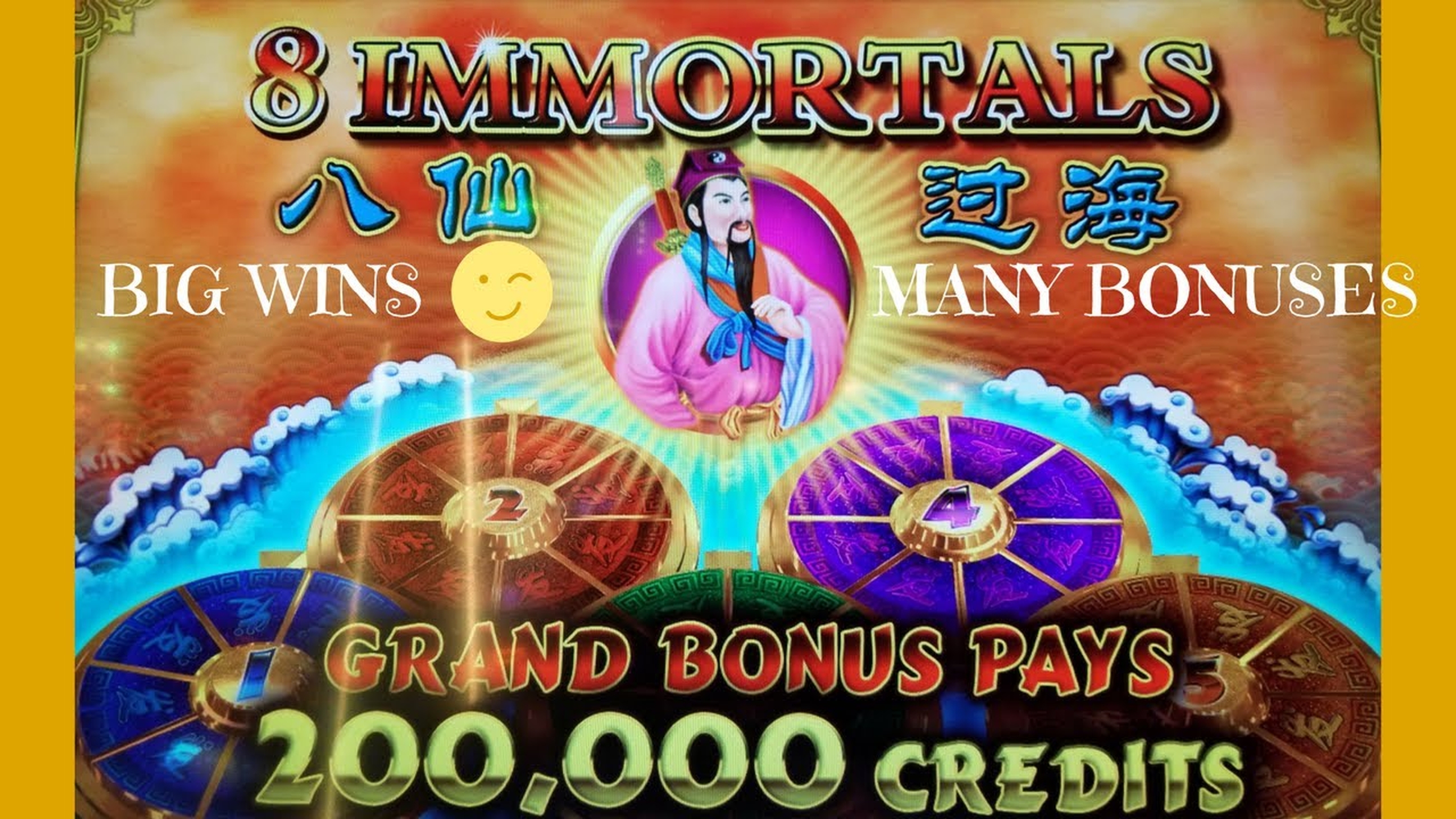 The 8 Immortals Online Slot Demo Game by Ainsworth Gaming Technology
