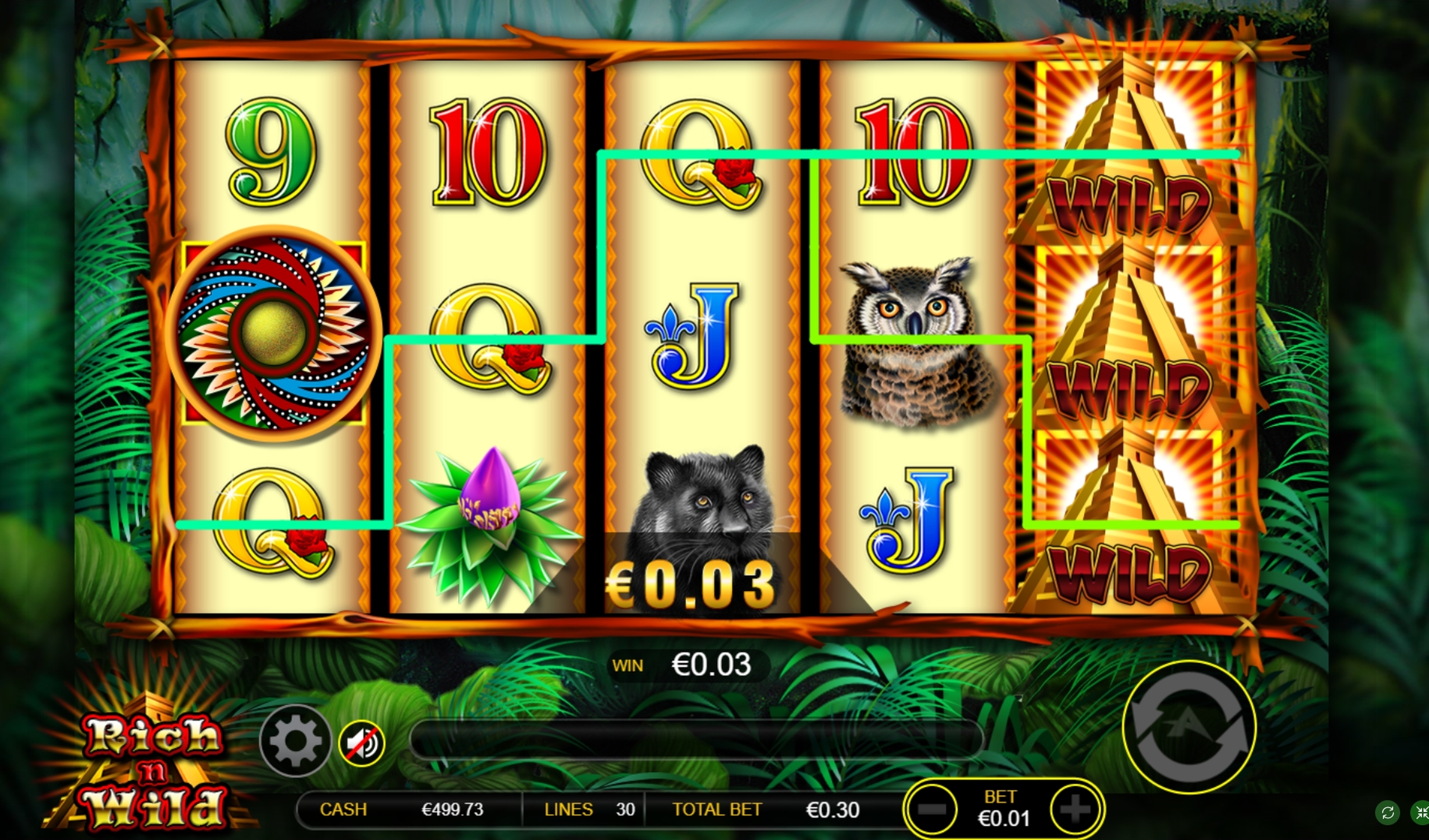 Win Money in Rich n Wild Free Slot Game by Ainsworth Gaming Technology